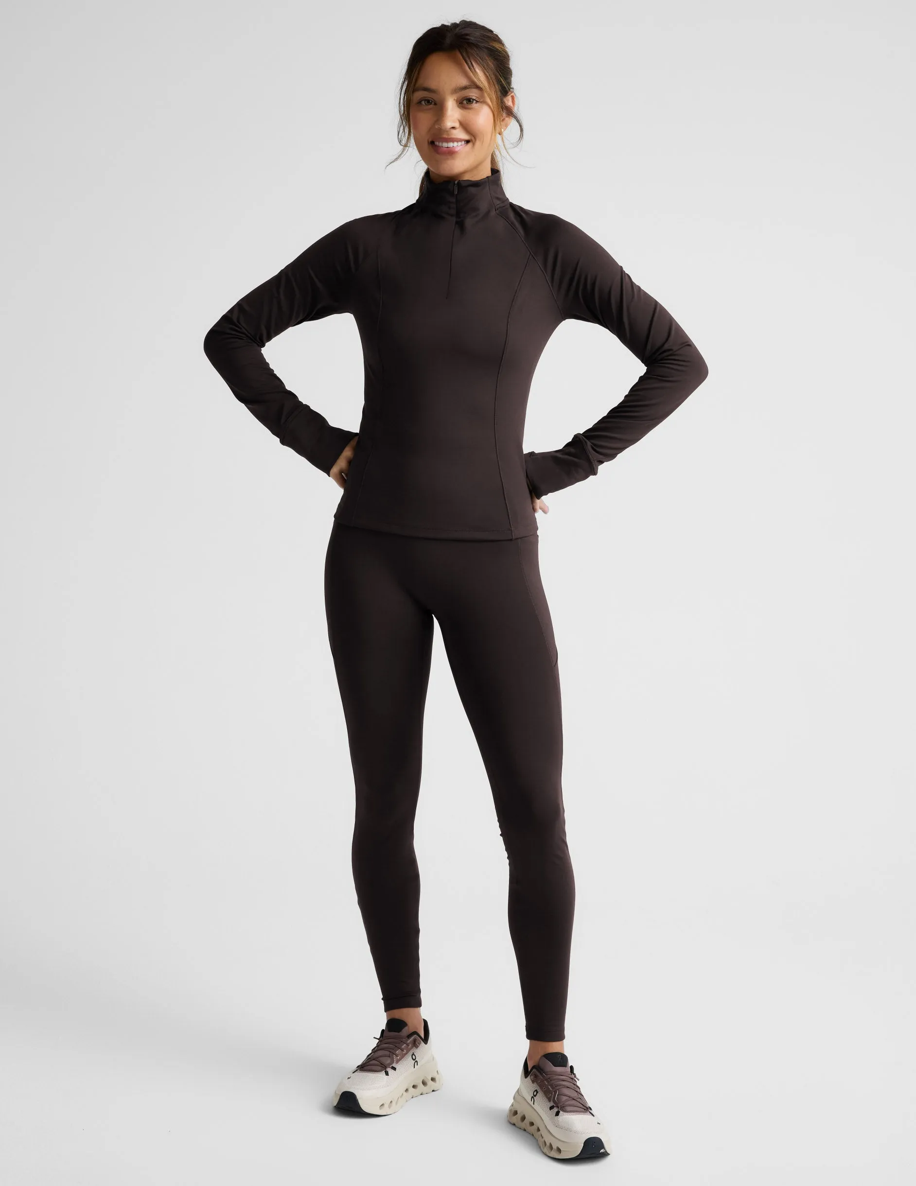 Pacer Fleece-Backed 1/4 Zip Pullover sold by Beyond Yoga product image thumbnail 2