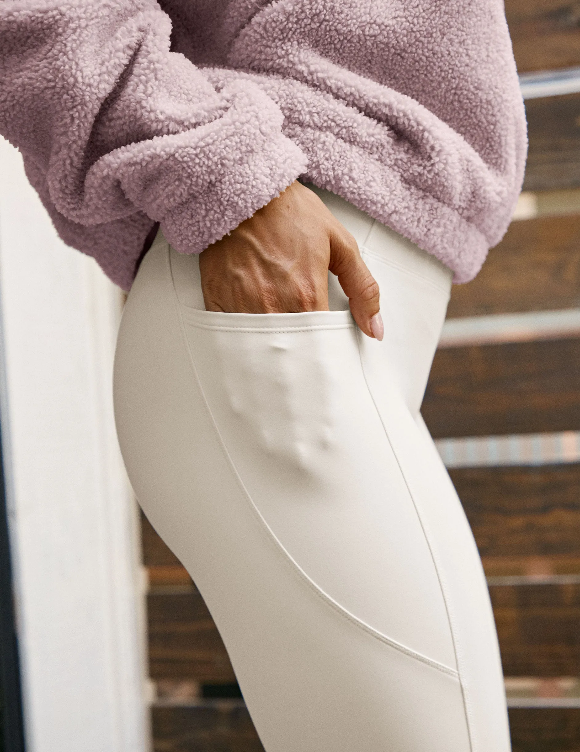 Pacer Fleece-Backed Zip Pocket Full Length Legging sold by Beyond Yoga product image thumbnail 2