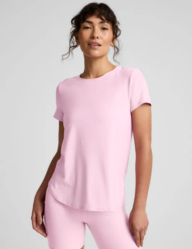 Featherweight On The Down Low Tee sold by Beyond Yoga