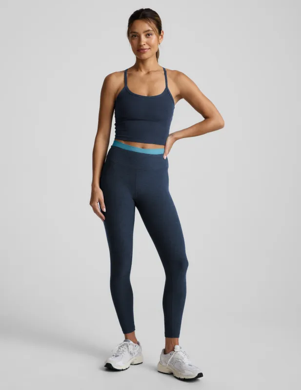 Spacedye Layered High Waisted Midi Legging sold by Beyond Yoga
