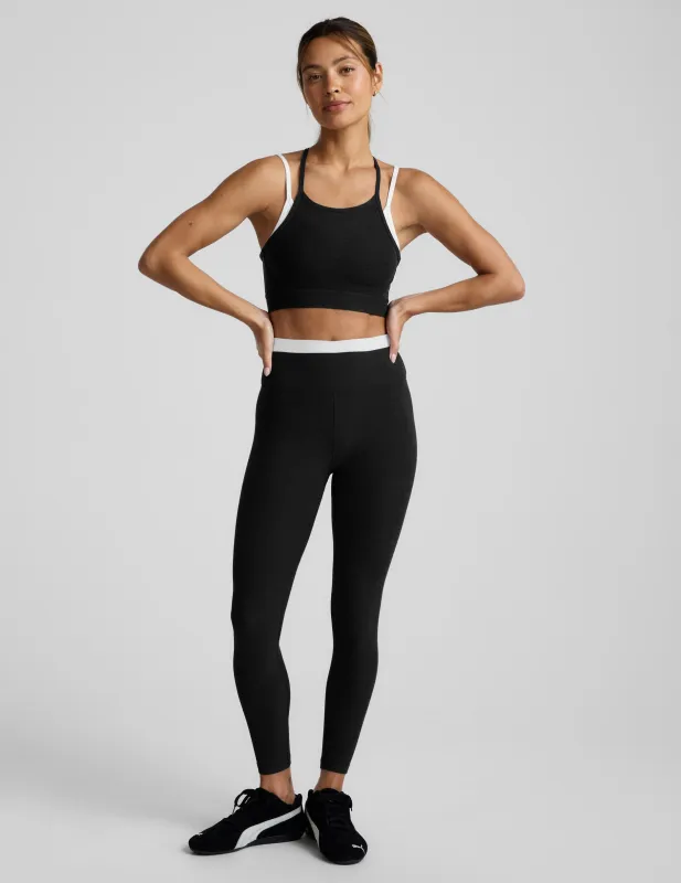 Spacedye Layered High Waisted Midi Legging made by Beyond Yoga