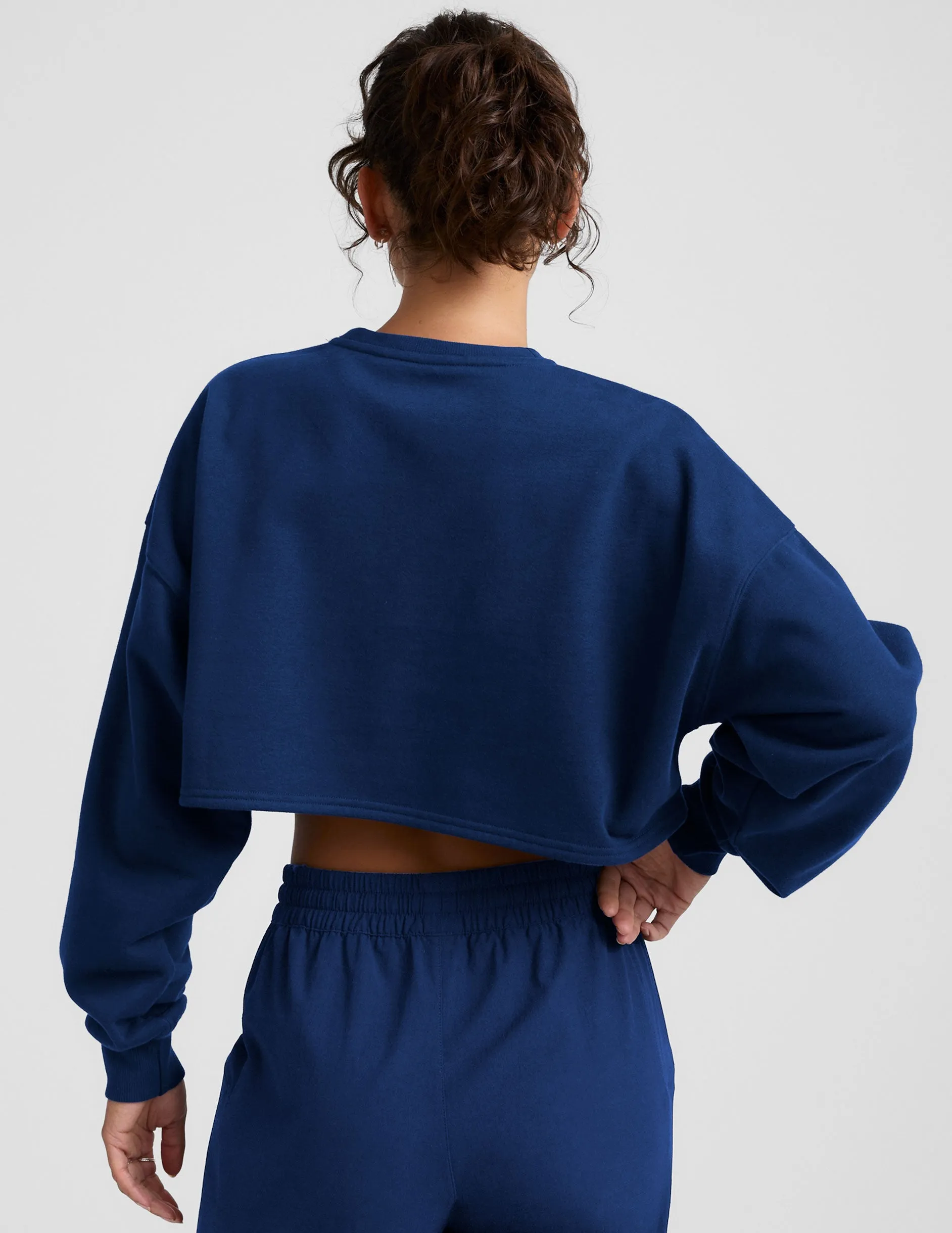 LuxeFleece Cropped Sweatshirt sold by Beyond Yoga product image thumbnail 3