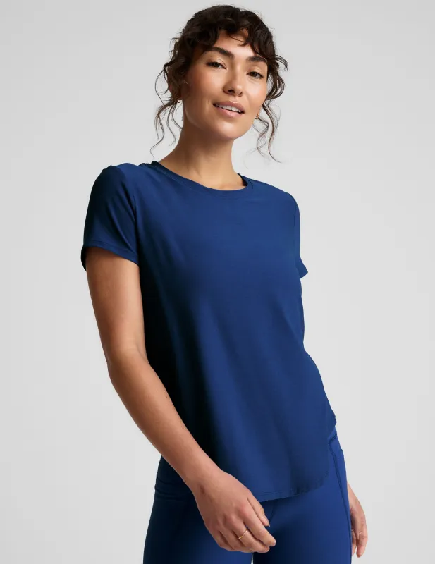 Featherweight On The Down Low Tee sold by Beyond Yoga