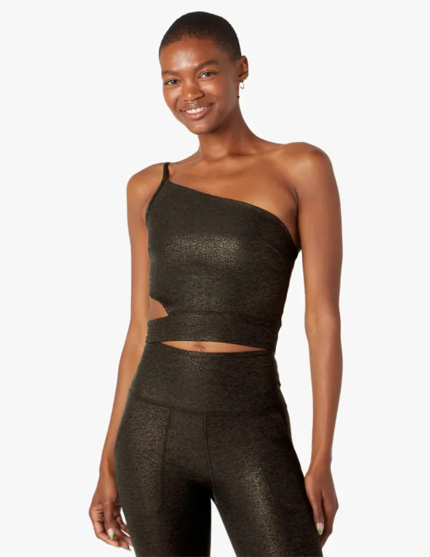 SoftShine Wanderlust Cropped Tank sold by Beyond Yoga