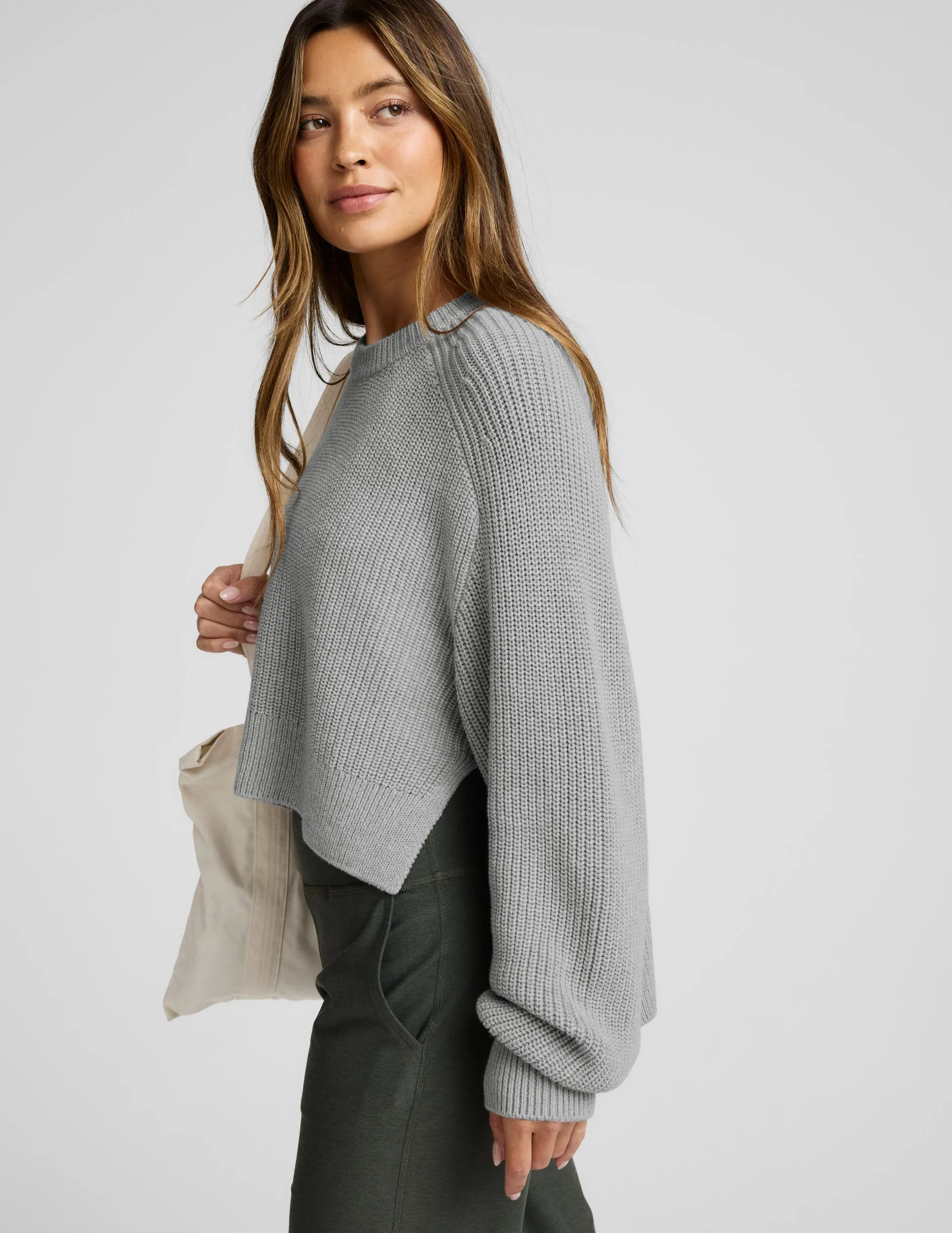 Ready For Anywhere Hi Lo Sweater sold by Beyond Yoga product image thumbnail 2