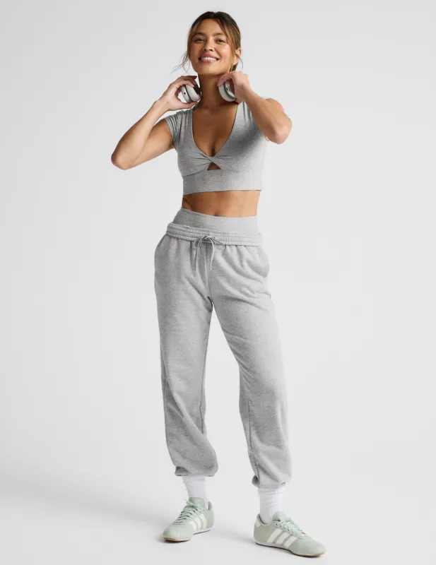 Spacedye Get It Twisted Cropped Tee made by Beyond Yoga