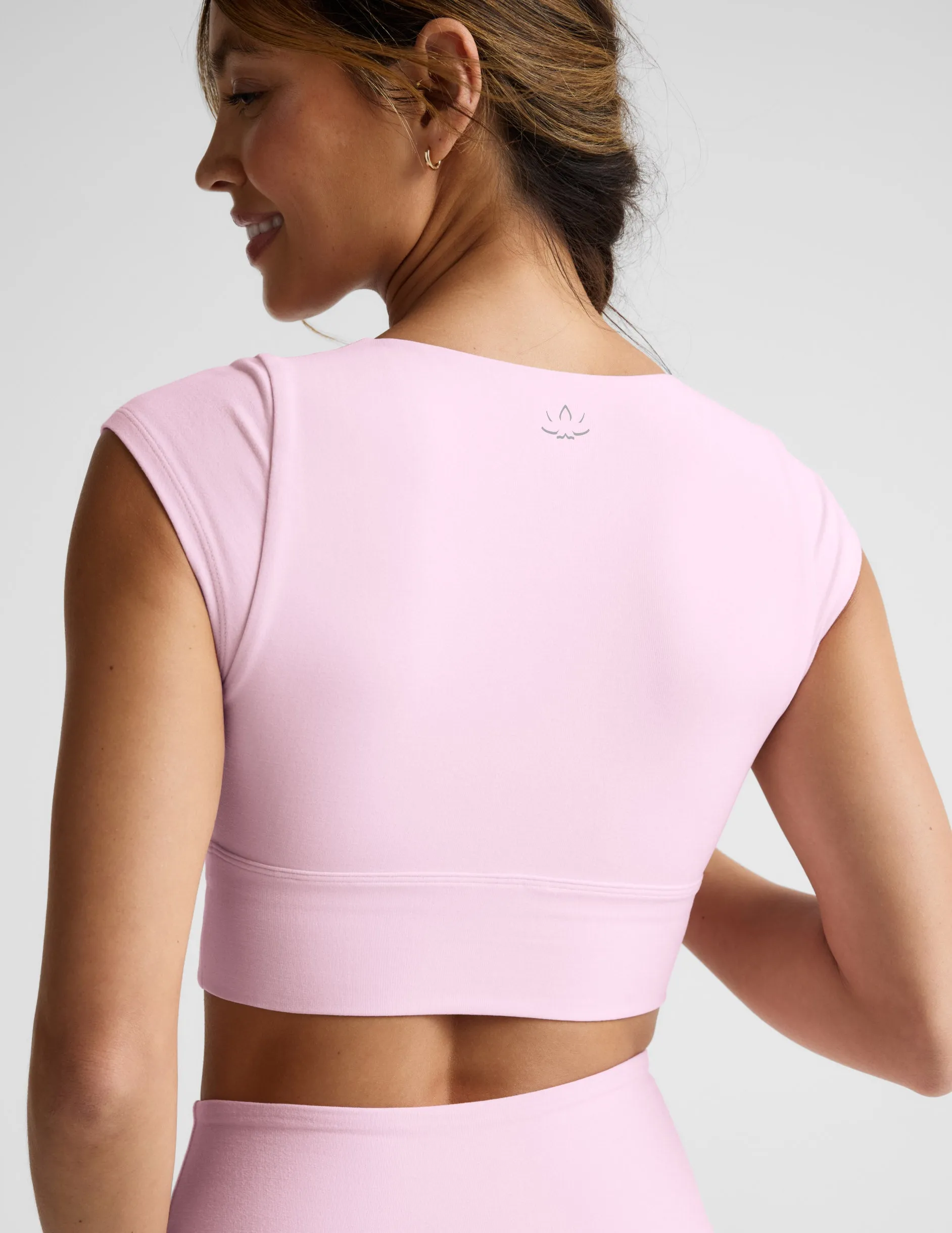 Spacedye Get It Twisted Cropped Tee sold by Beyond Yoga product image thumbnail 4