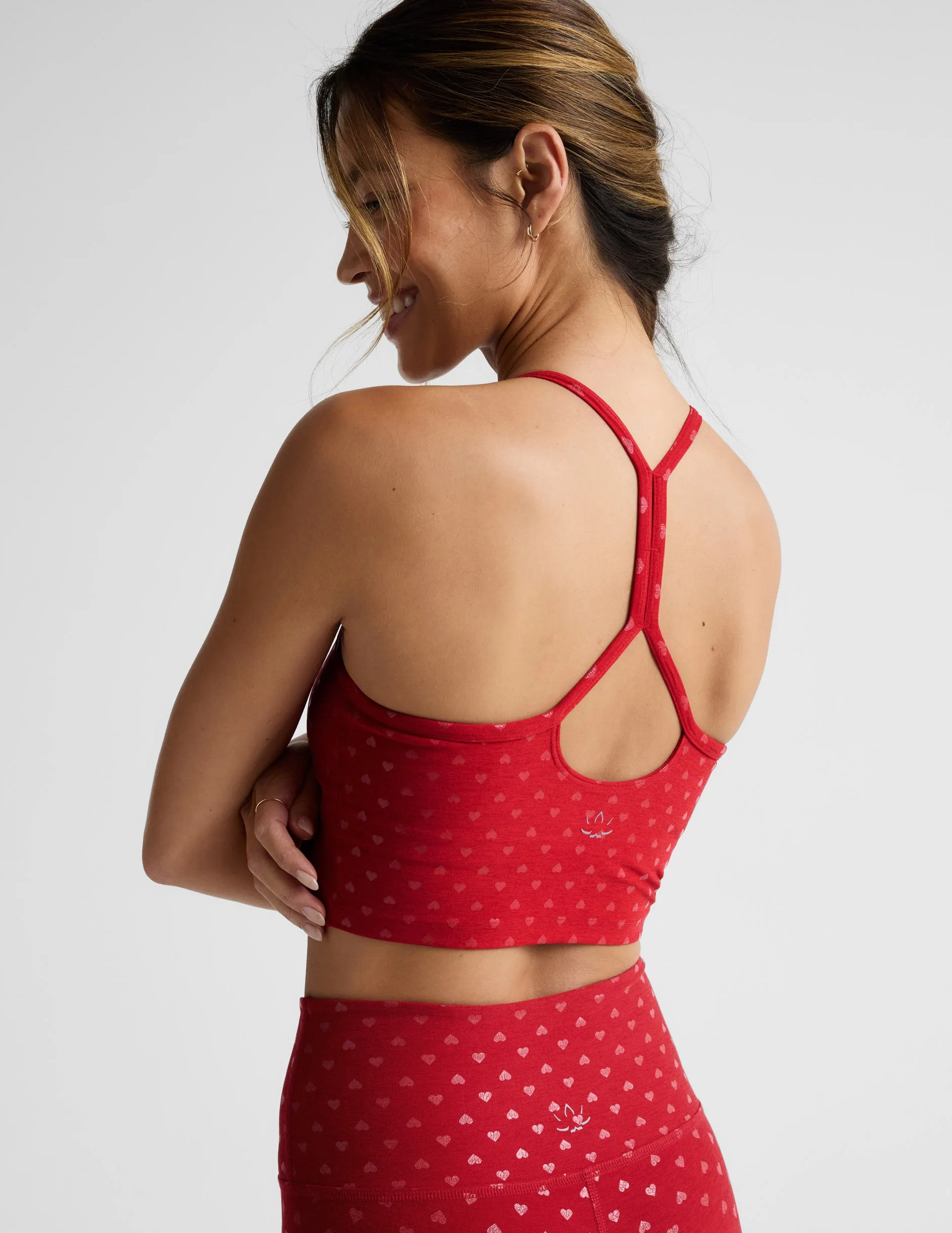 SoftShine Slim Racerback High Cropped Tank sold by Beyond Yoga product image thumbnail 4