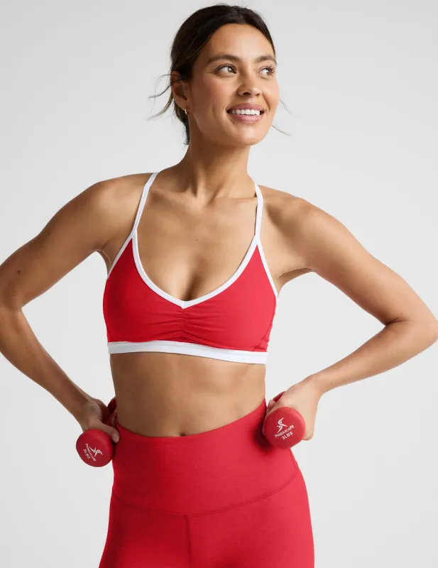 Spacedye Outlines Strappy Bra sold by Beyond Yoga