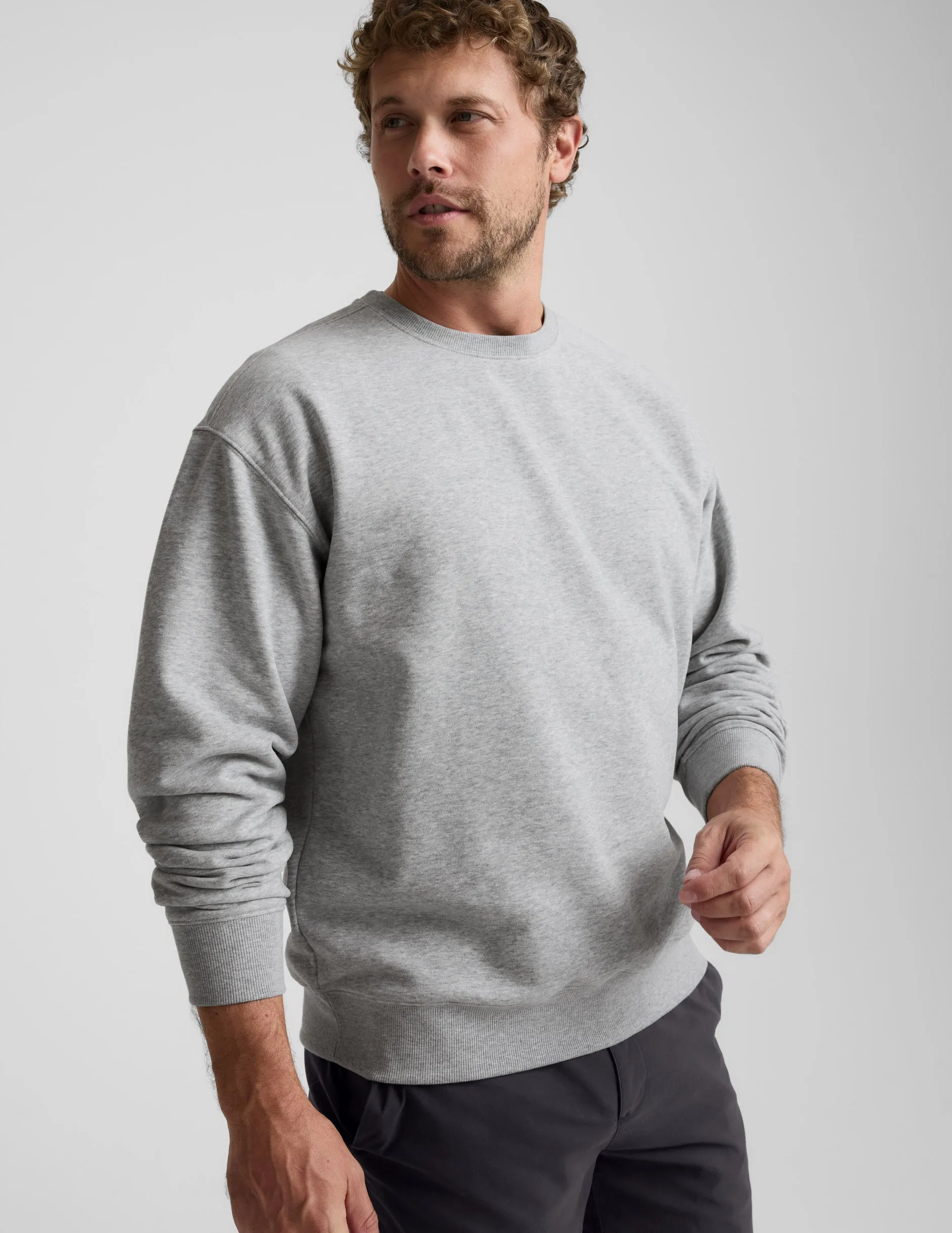 LuxeFleece™ Men's Crewneck Pullover sold by Beyond Yoga