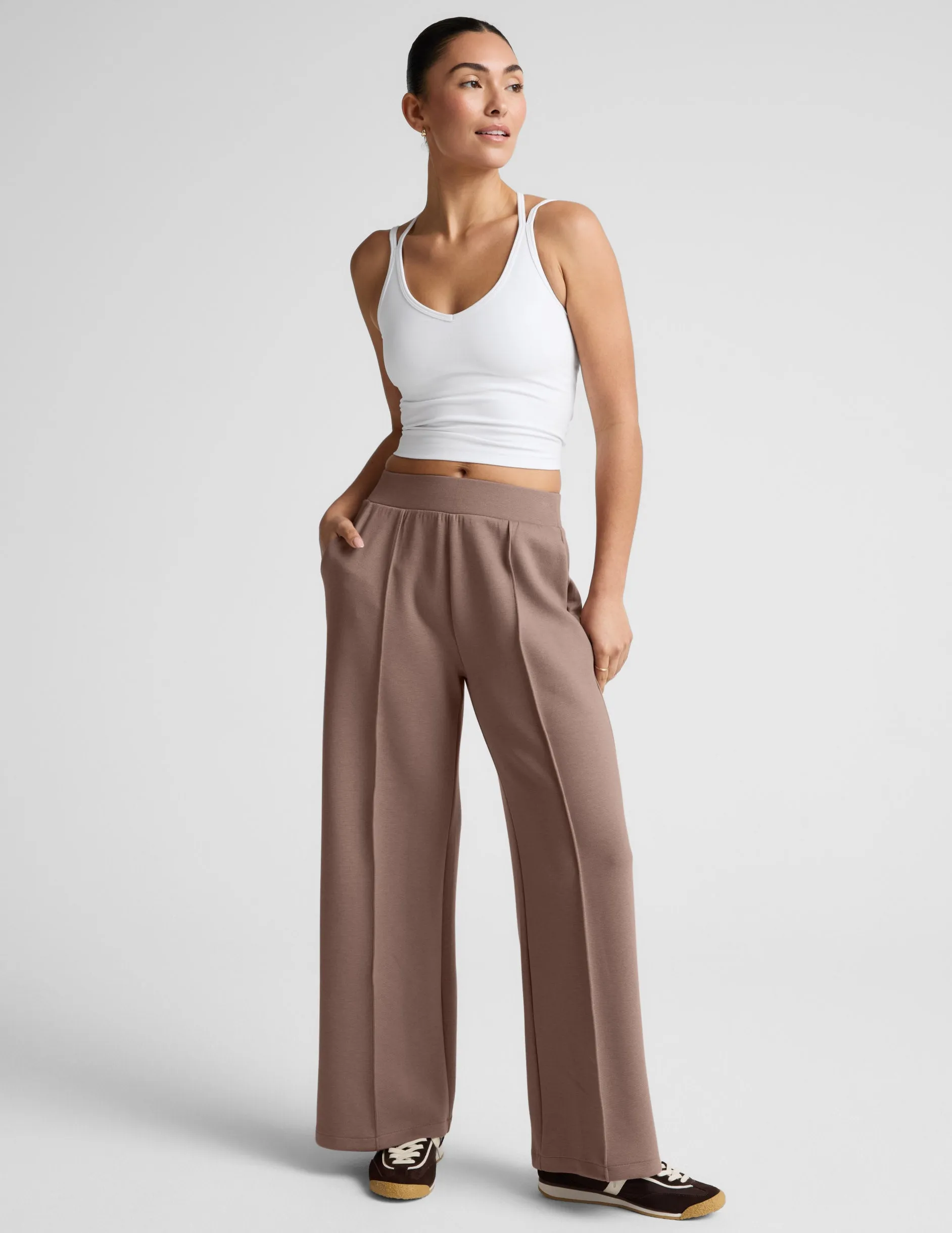 SoftSpring Wide Leg Pant 31" sold by Beyond Yoga