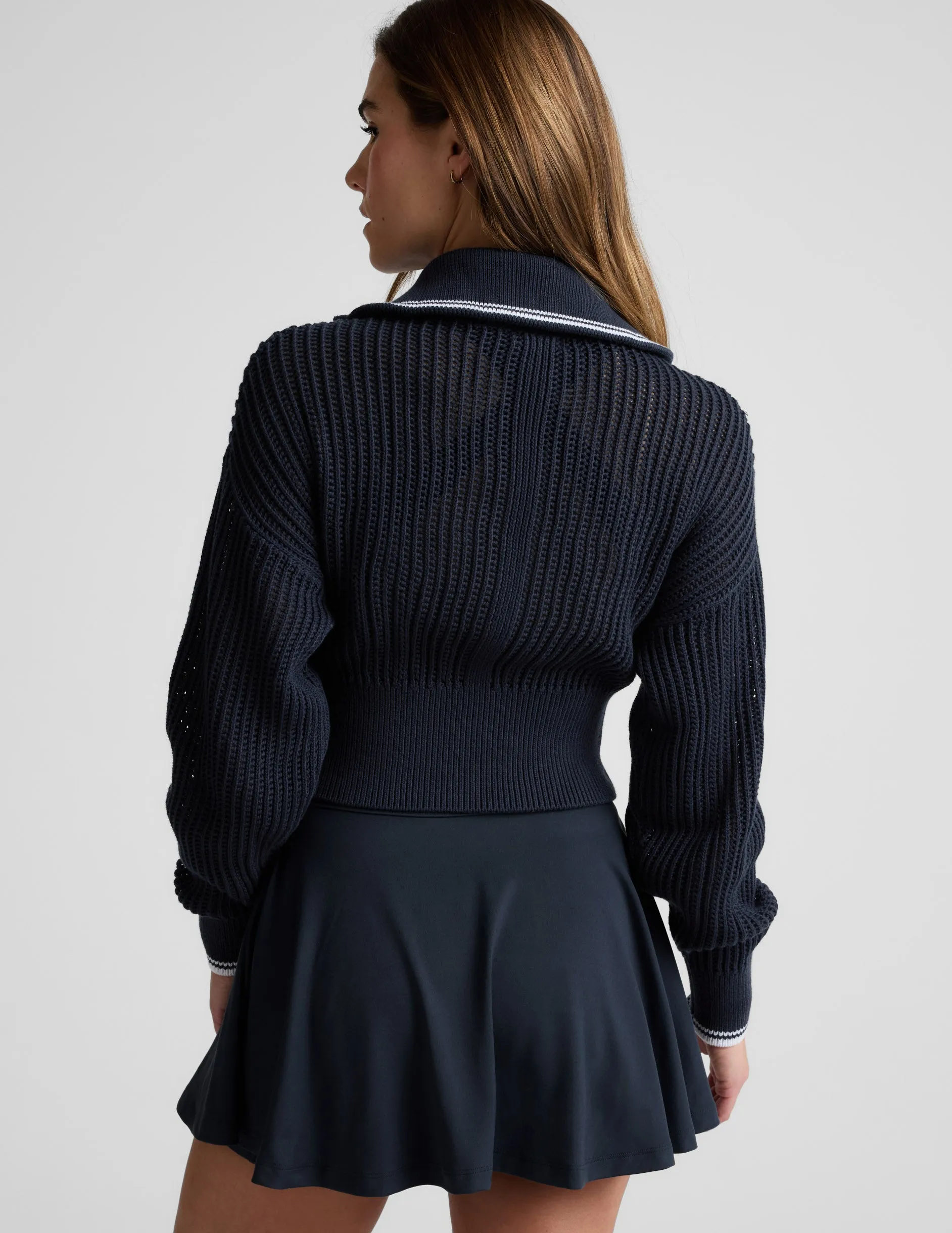 Here's The Stitch Zip Sweater sold by Beyond Yoga product image thumbnail 4