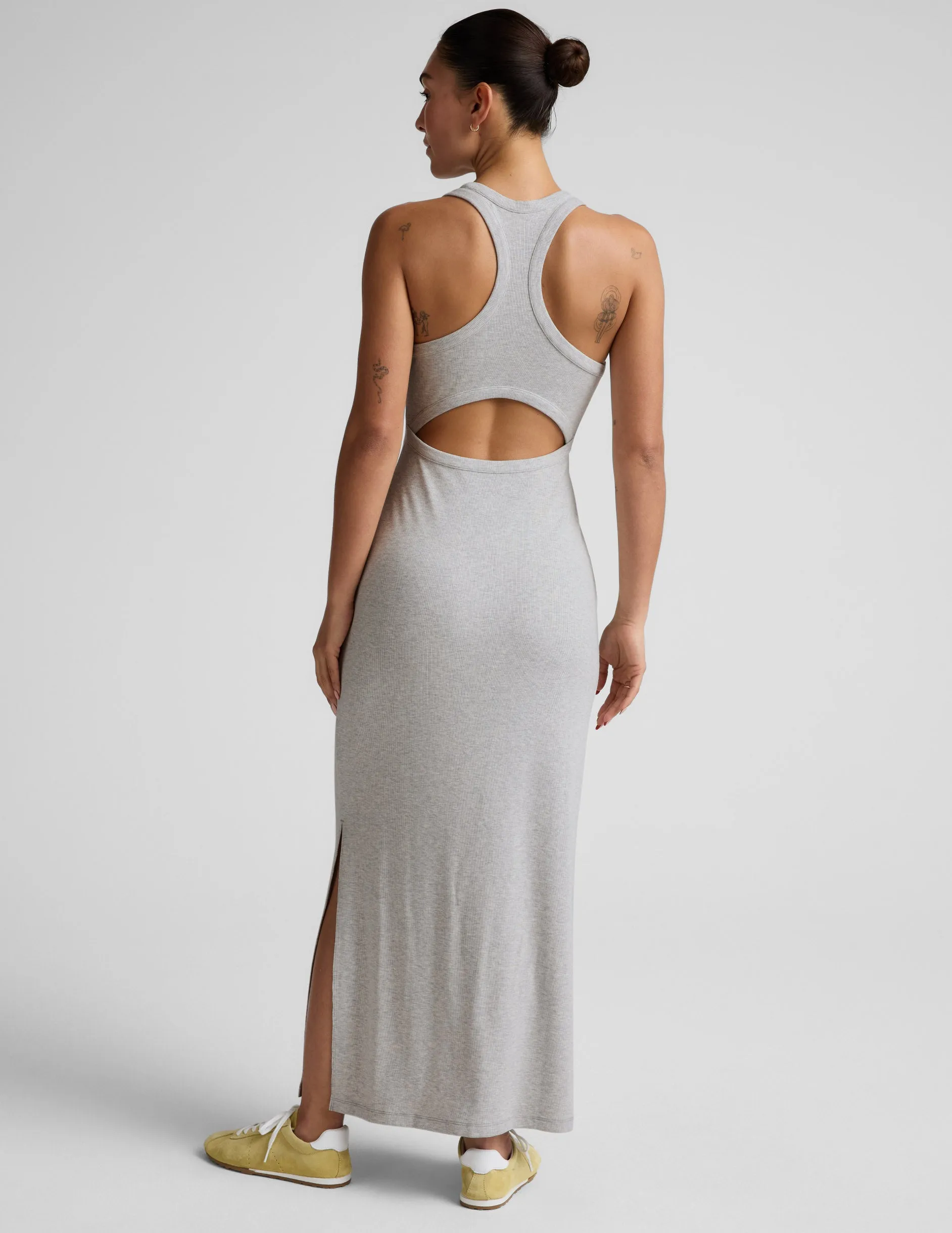 Ribbed High Neck Maxi Dress sold by Beyond Yoga product image thumbnail 2