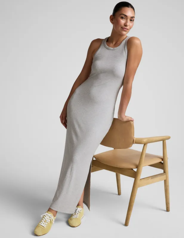 Ribbed High Neck Maxi Dress sold by Beyond Yoga