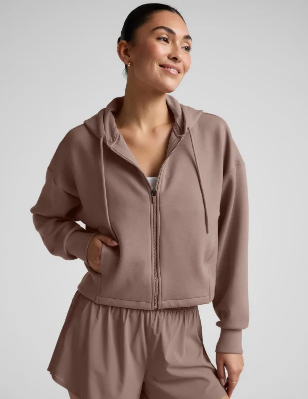 SoftSpring Full Zip Hooded Jacket sold by Beyond Yoga