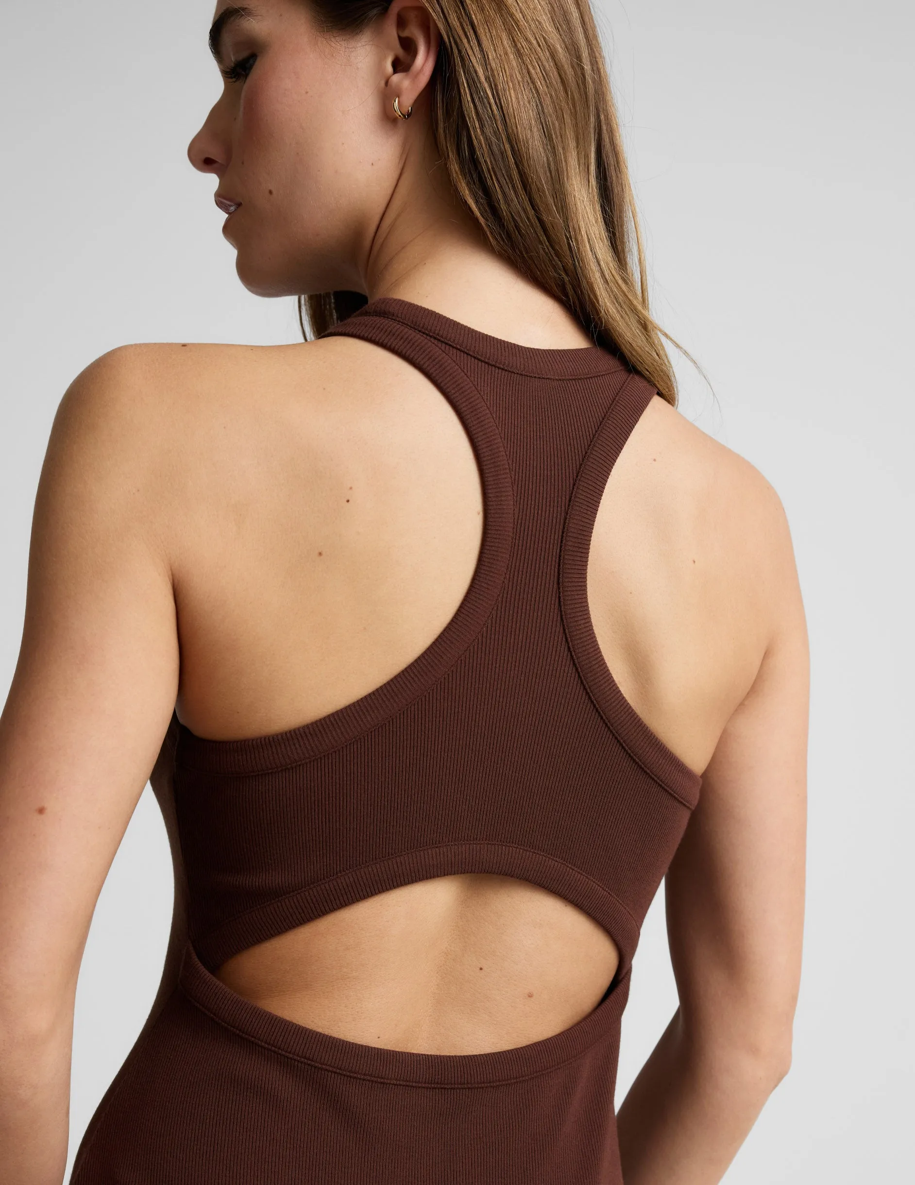 Ribbed High Neck Maxi Dress sold by Beyond Yoga product image thumbnail 2