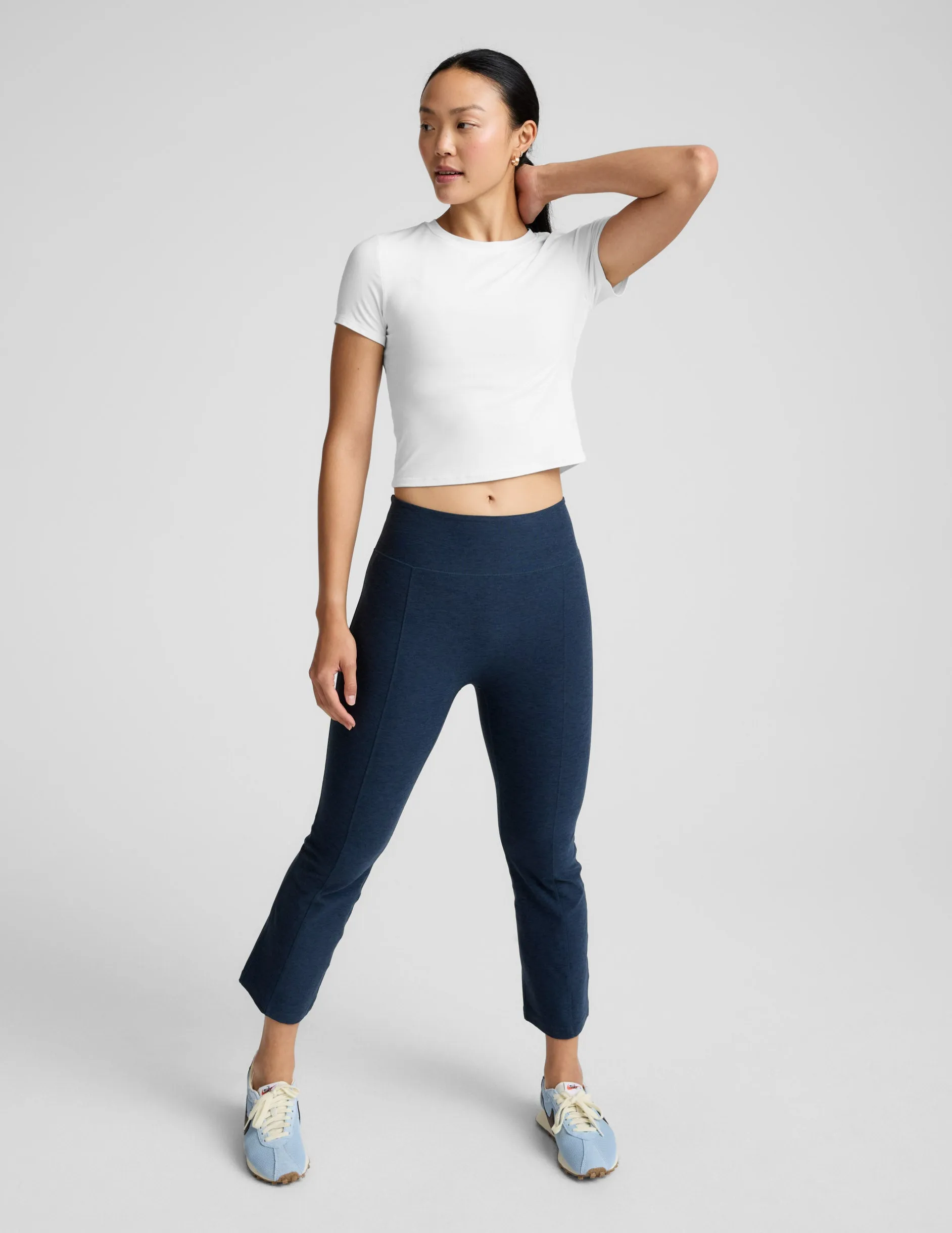 Spacedye™ Pintuck Kick Flare High Waisted Pant sold by Beyond Yoga product image thumbnail 2