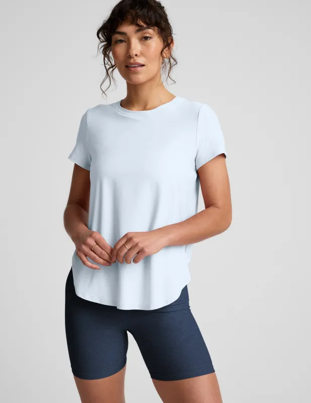 Featherweight On The Down Low Tee sold by Beyond Yoga