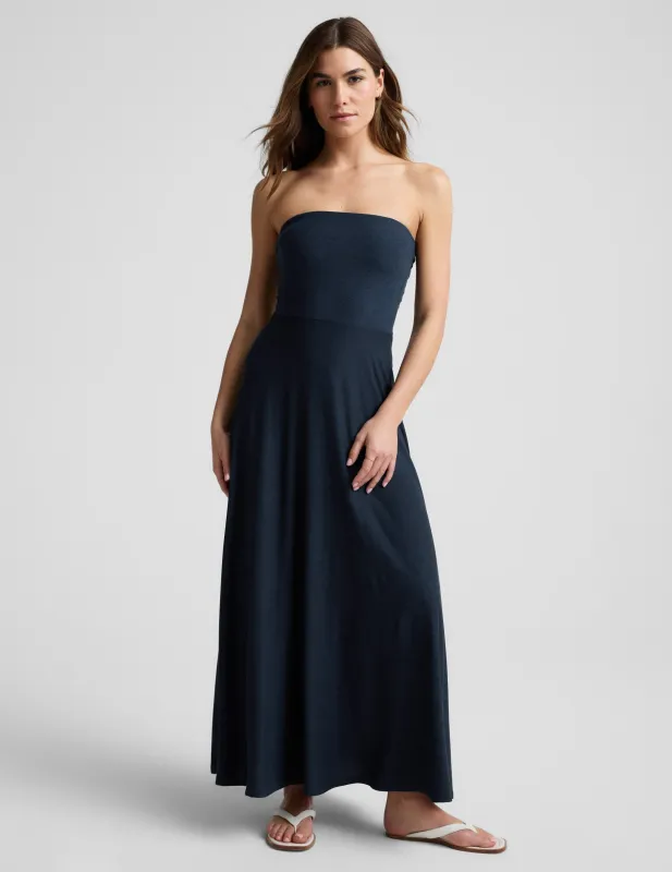 Featherweight Strapless Maxi Dress sold by Beyond Yoga