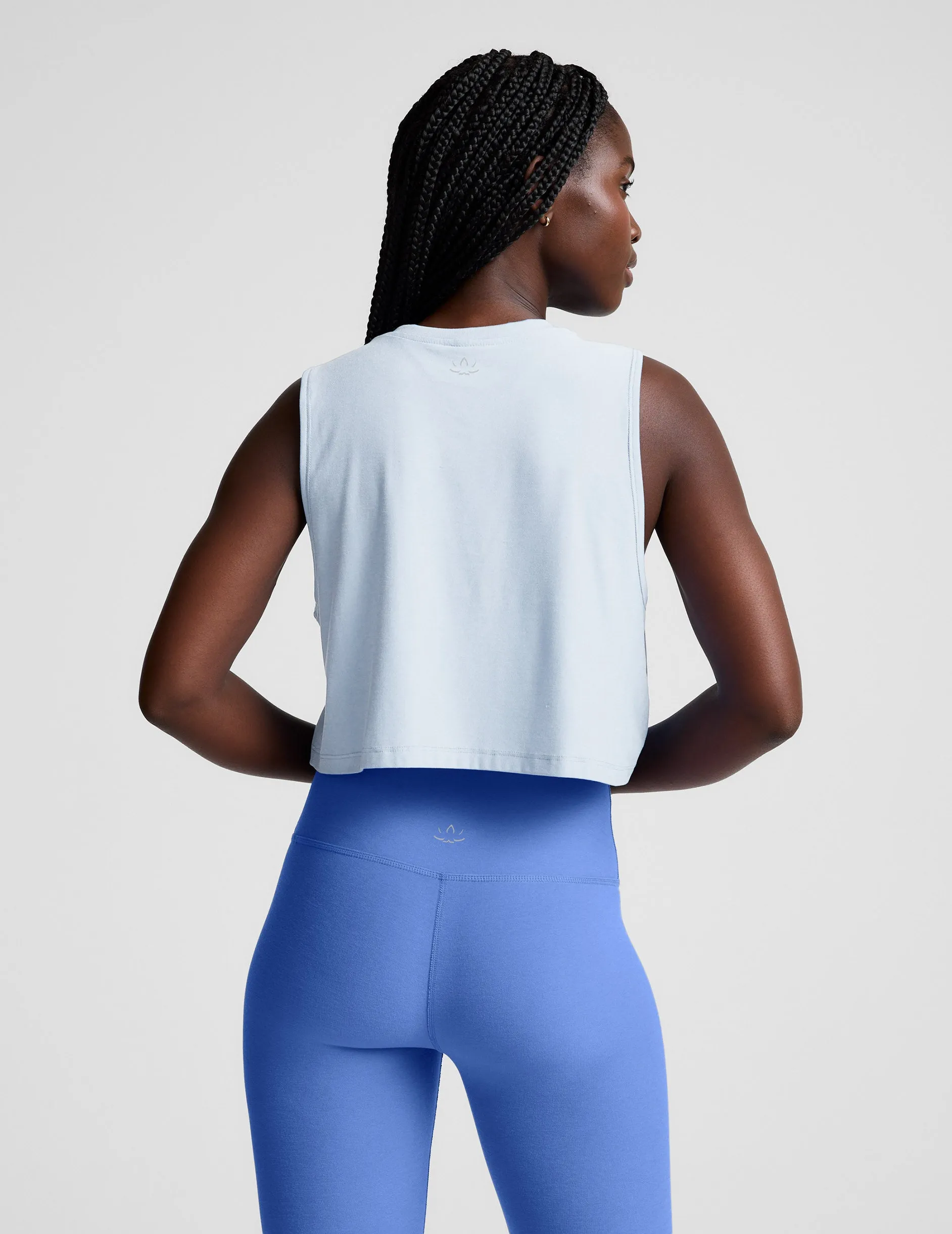 Featherweight Minimal Cropped Tank sold by Beyond Yoga product image thumbnail 3