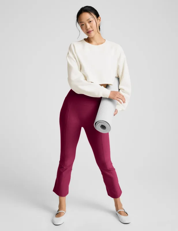 Spacedye Pintuck Kick Flare High Waisted Pant sold by Beyond Yoga