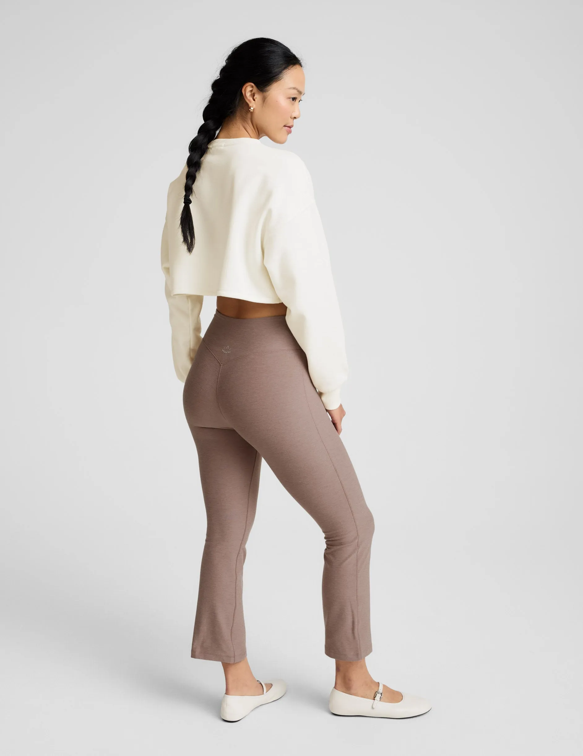 Spacedye Pintuck Kick Flare High Waisted Pant sold by Beyond Yoga product image thumbnail 3