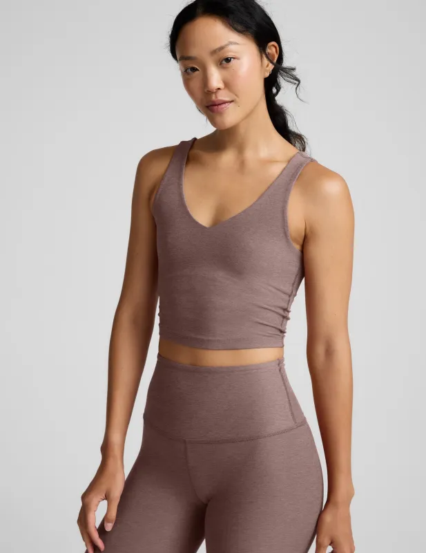 Spacedye Good Day Cropped Tank made by Beyond Yoga