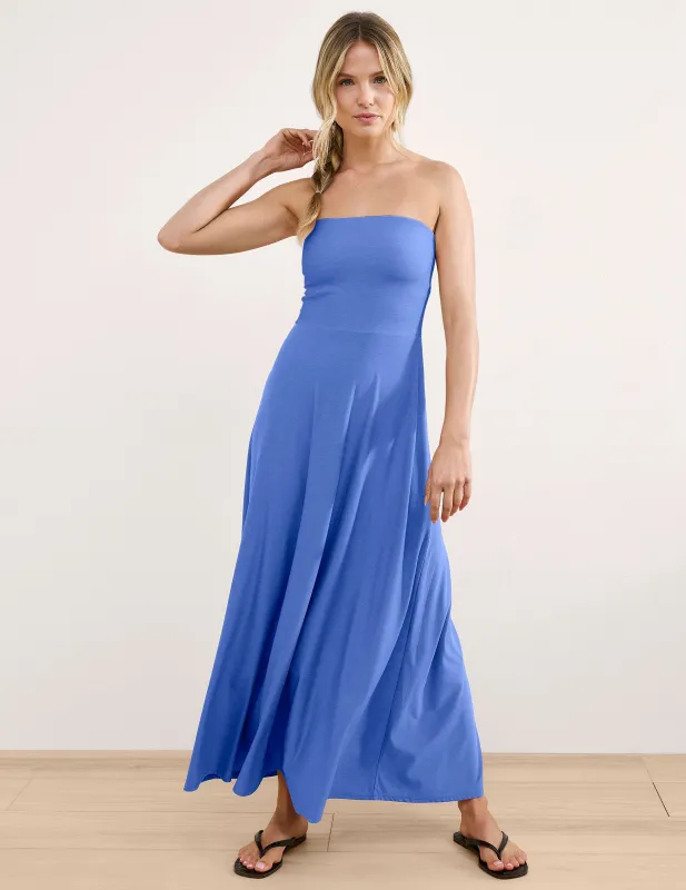 Featherweight Strapless Maxi Dress sold by Beyond Yoga