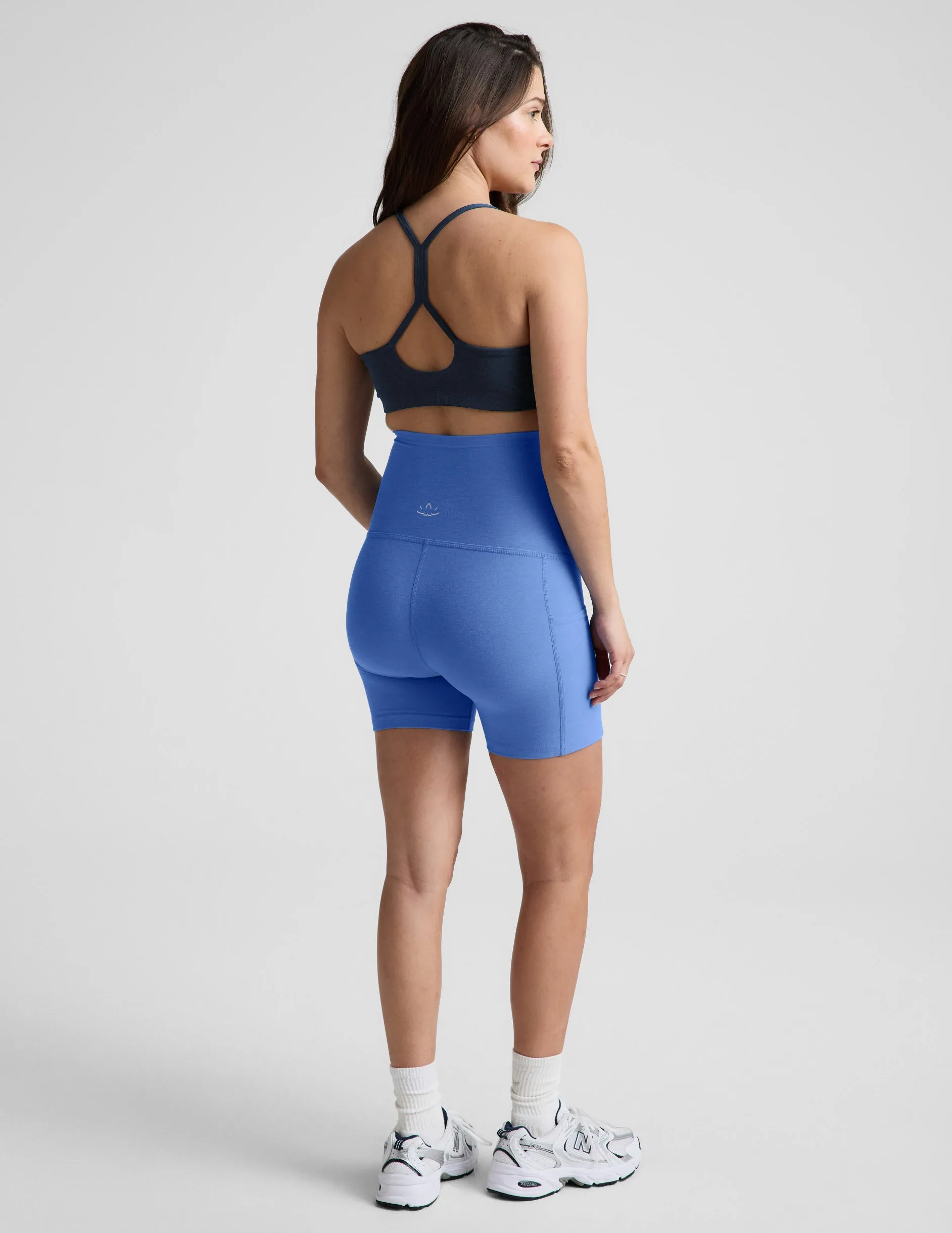 Spacedye Keep Pace 5" Maternity Pocket Biker Short sold by Beyond Yoga product image thumbnail 4