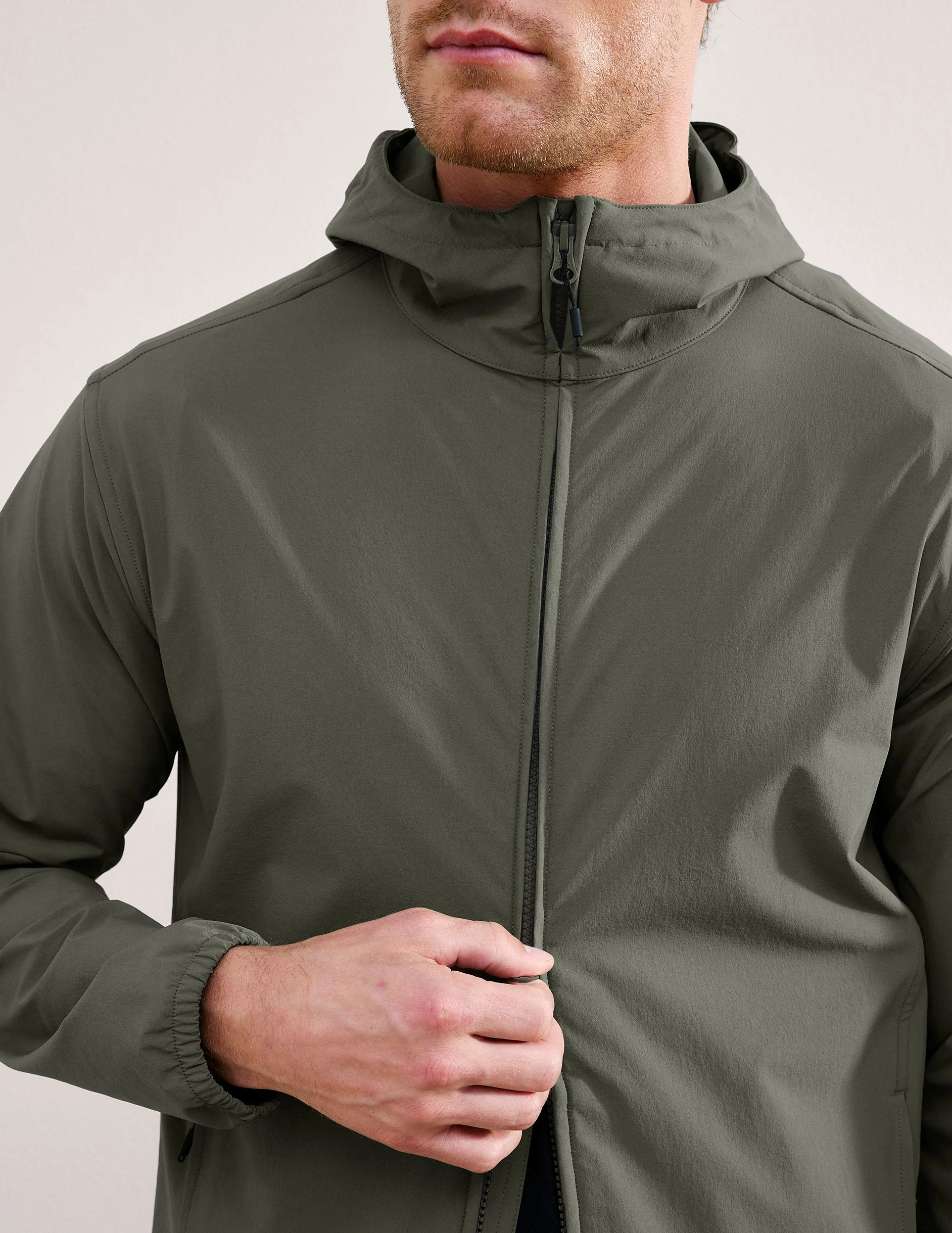 AirLite Men's Hooded Full Zip Jacket sold by Beyond Yoga product image thumbnail 4