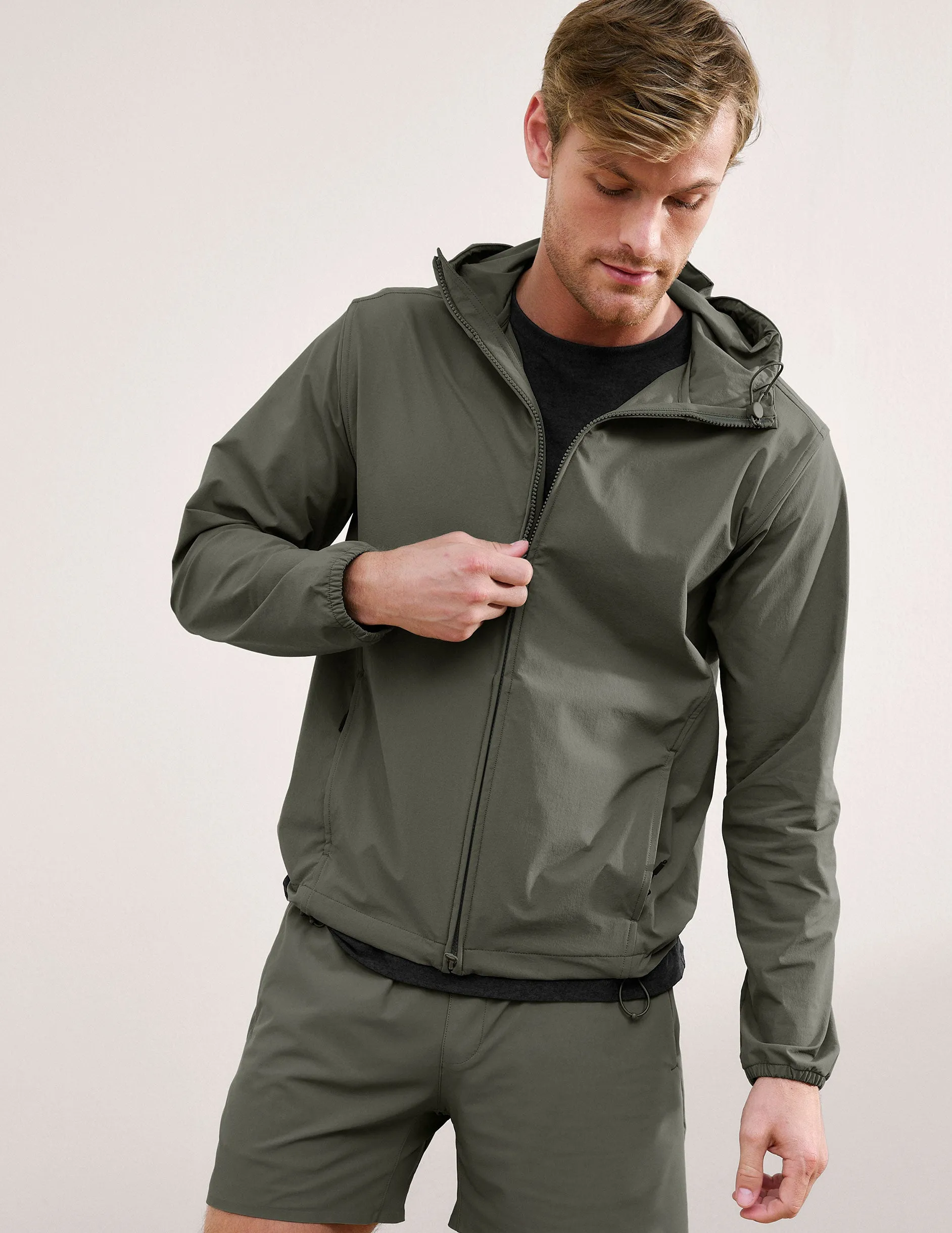 AirLite Men's Hooded Full Zip Jacket sold by Beyond Yoga product image thumbnail 3