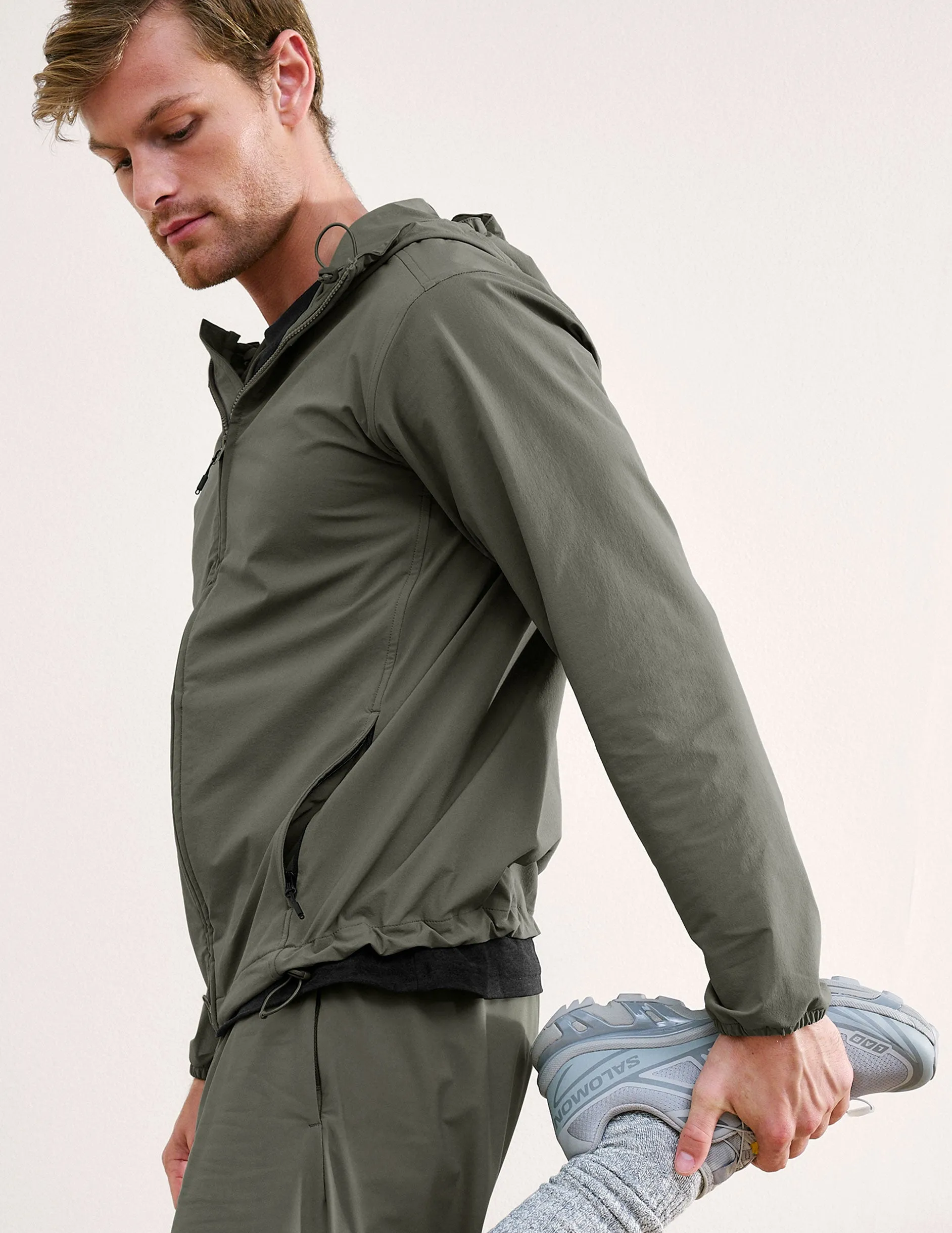 AirLite Men's Hooded Full Zip Jacket sold by Beyond Yoga product image thumbnail 5