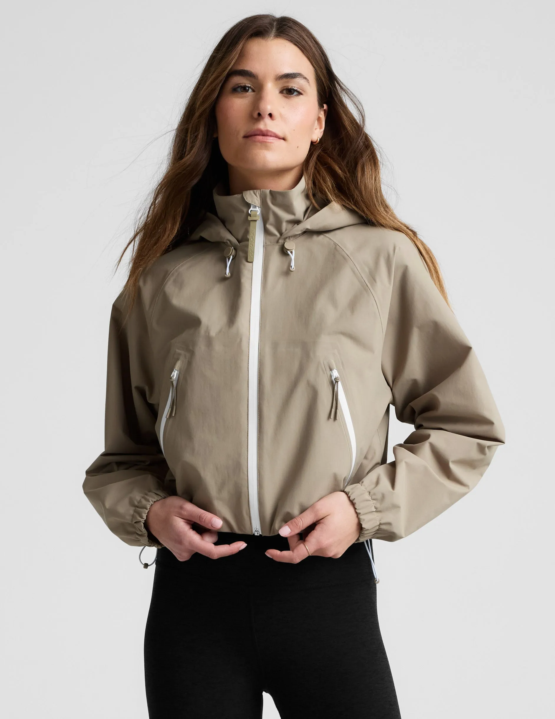 Rain Or Shine Adjustable Hooded Jacket sold by Beyond Yoga product image thumbnail 2