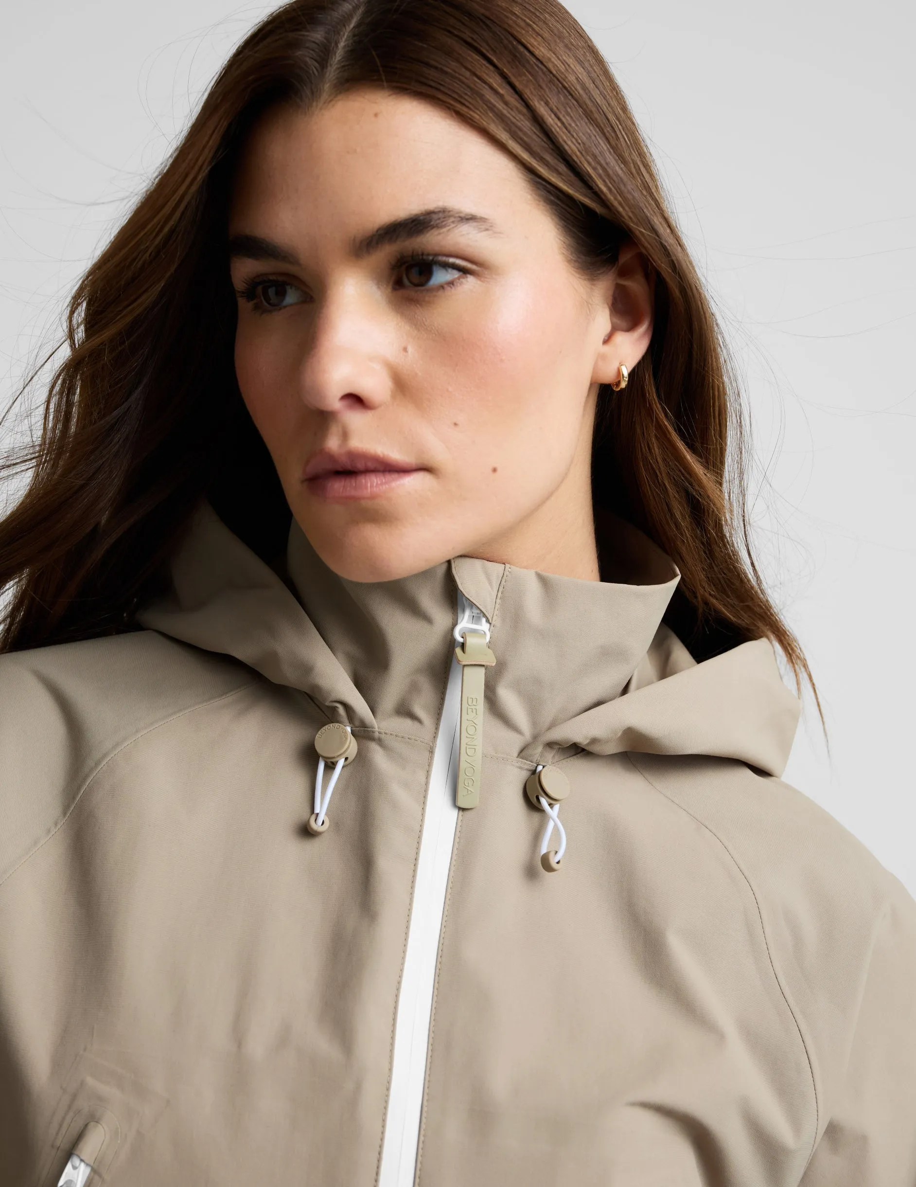Rain Or Shine Adjustable Hooded Jacket sold by Beyond Yoga product image thumbnail 4