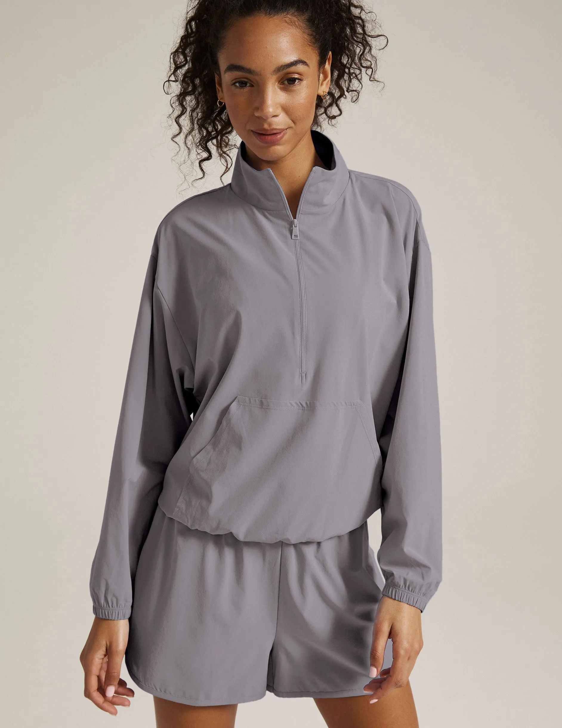 Stretch Woven In Stride Half Zip Pullover sold by Beyond Yoga product image thumbnail 2