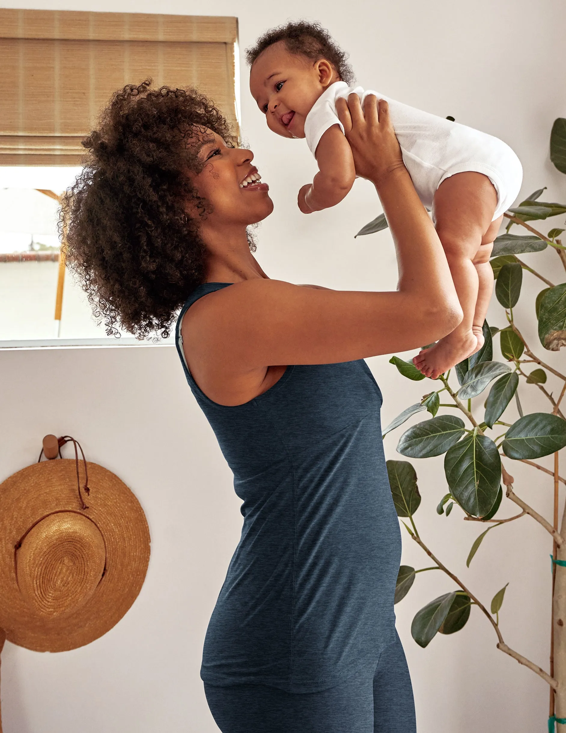 Featherweight Easy Access Nursing Crossover Tank sold by Beyond Yoga product image thumbnail 2