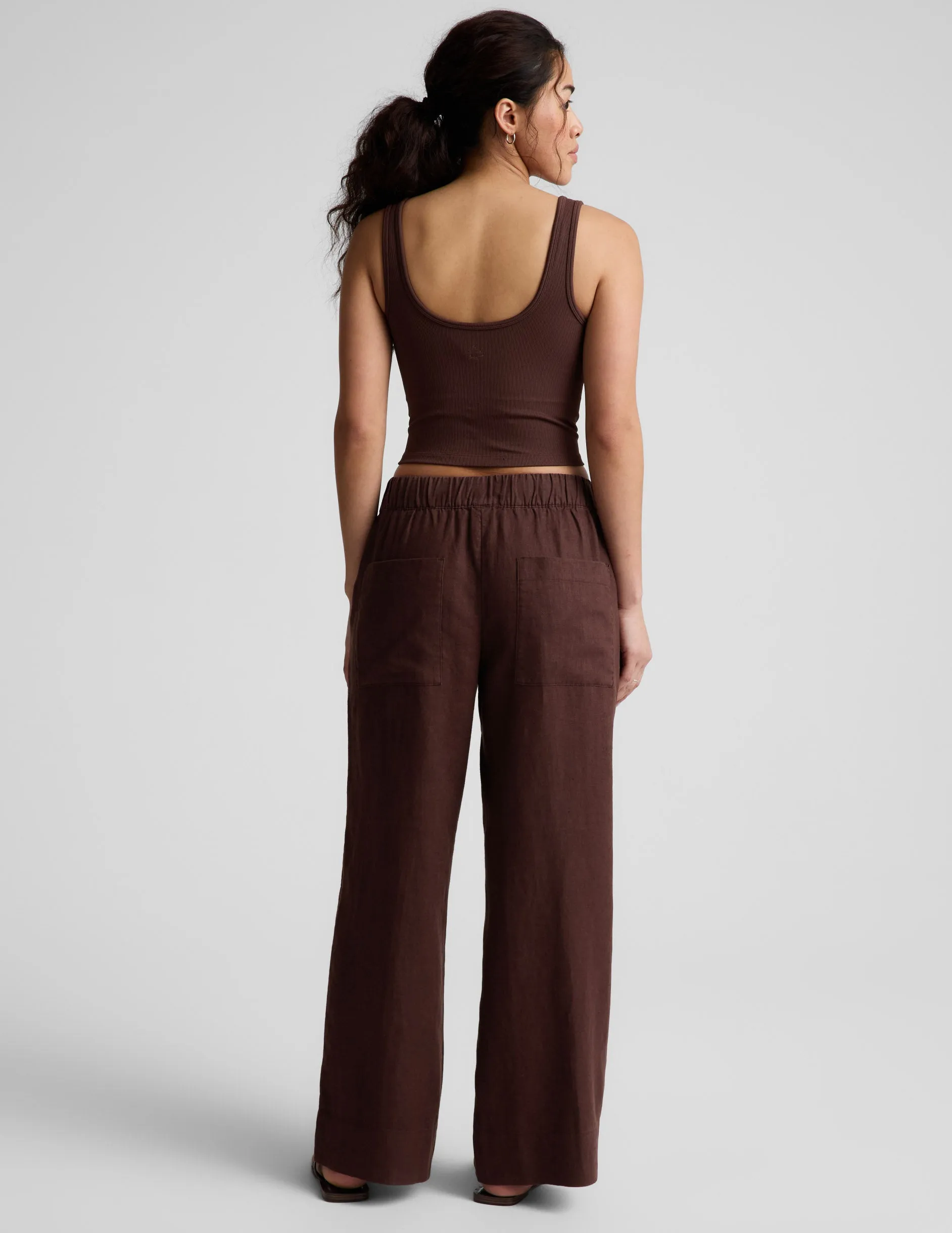 SoftWash Linen Easy Wide Leg Pant 31" sold by Beyond Yoga product image thumbnail 3