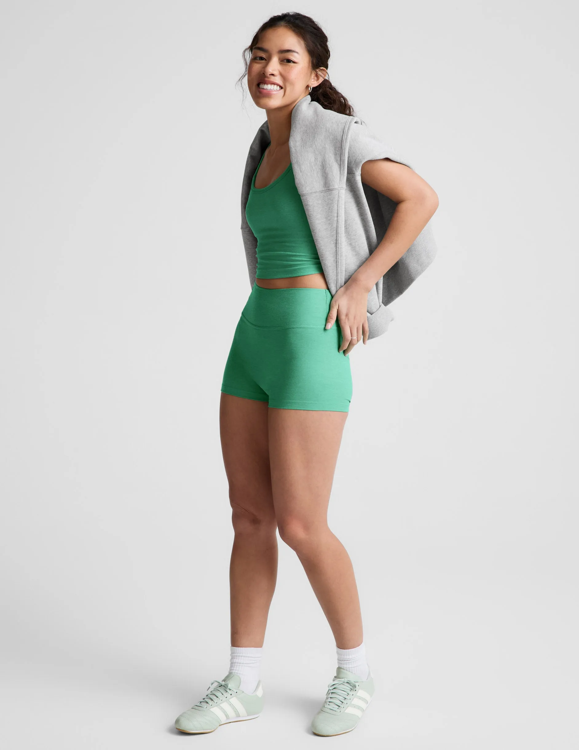 Spacedye Keep Pace 3” No Front Seam Short sold by Beyond Yoga