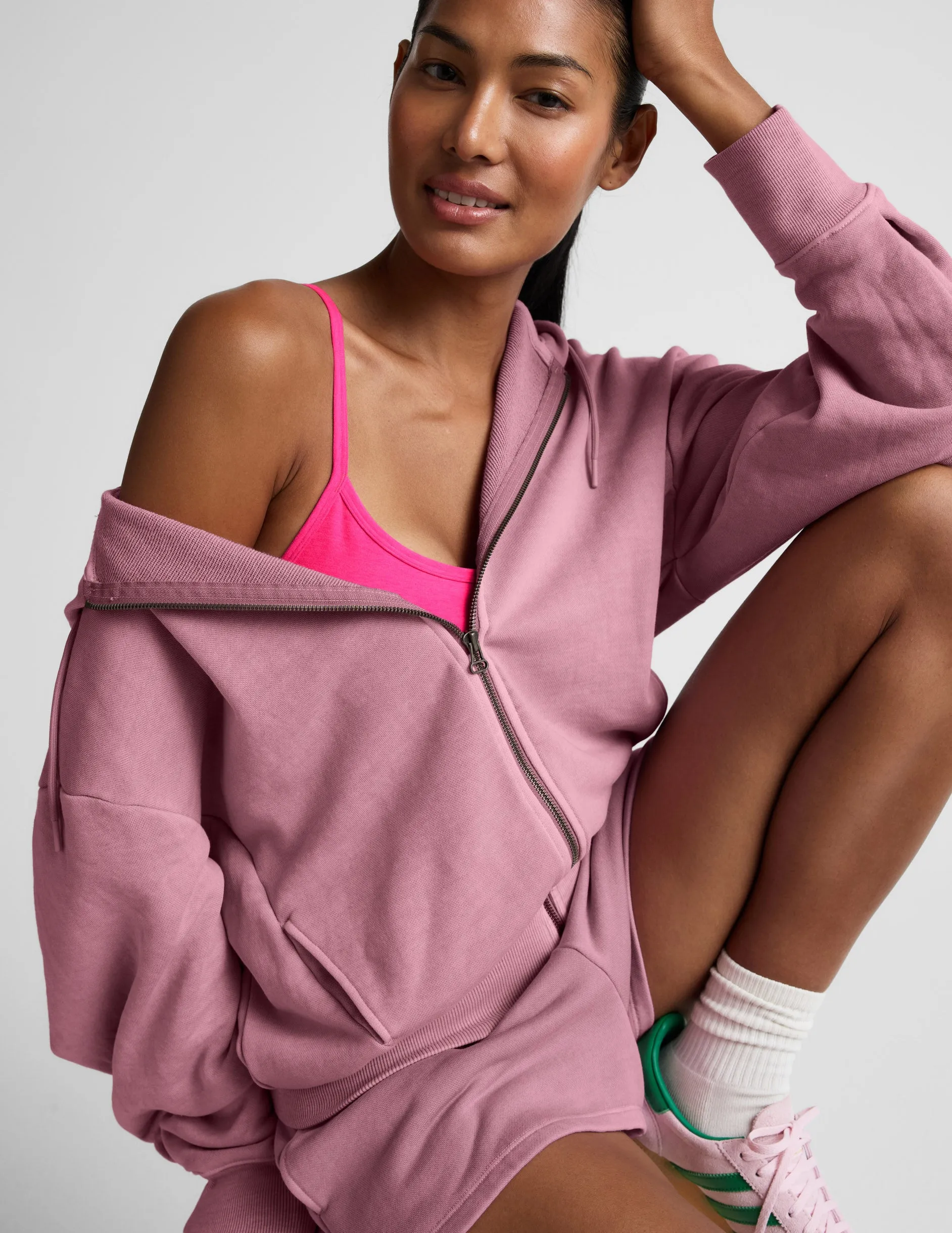 Fade Out Full Zip Hoodie sold by Beyond Yoga