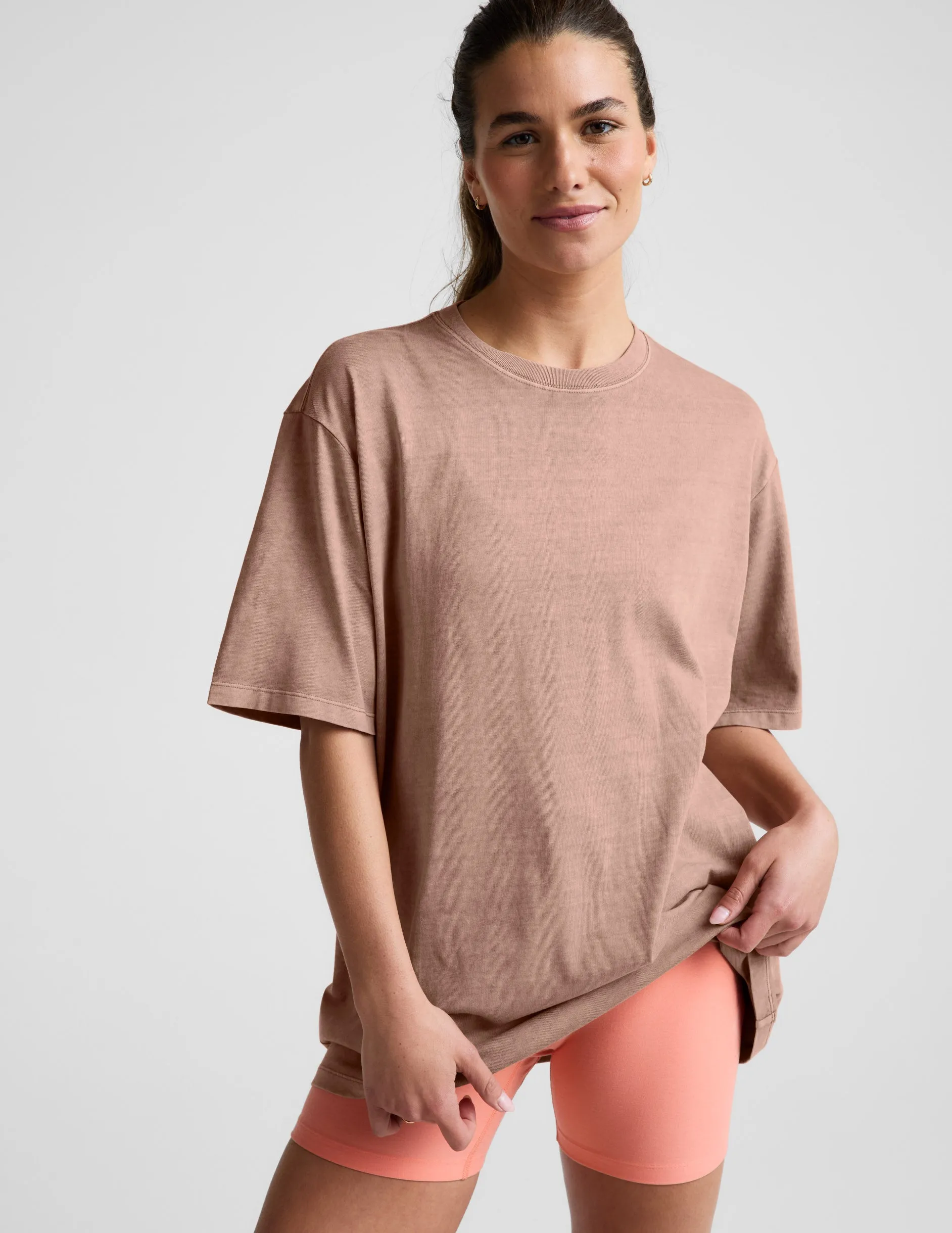 SoftKnit Better Than Ever Oversized Cotton Tee sold by Beyond Yoga product image thumbnail 2