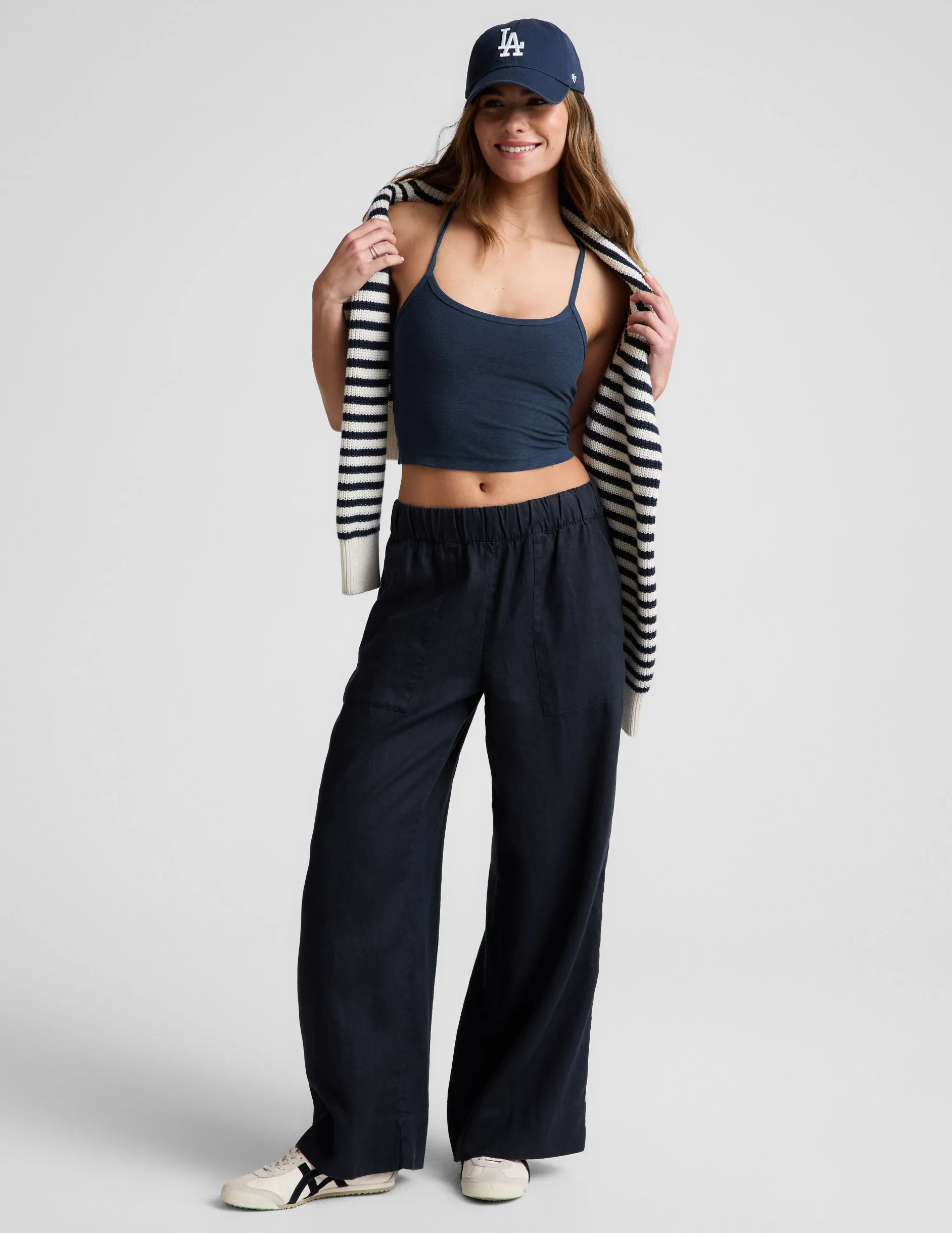 SoftWash Linen Easy Wide Leg Pant 29" sold by Beyond Yoga product image thumbnail 2