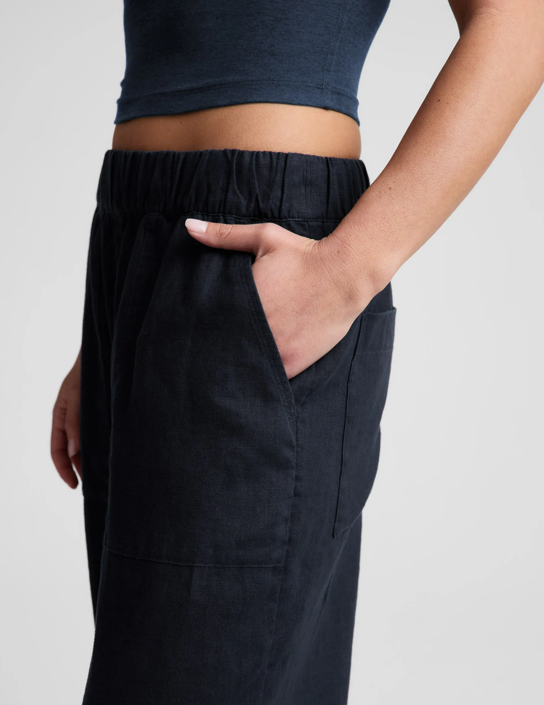 SoftWash Linen Easy Wide Leg Pant 29" sold by Beyond Yoga product image thumbnail 4