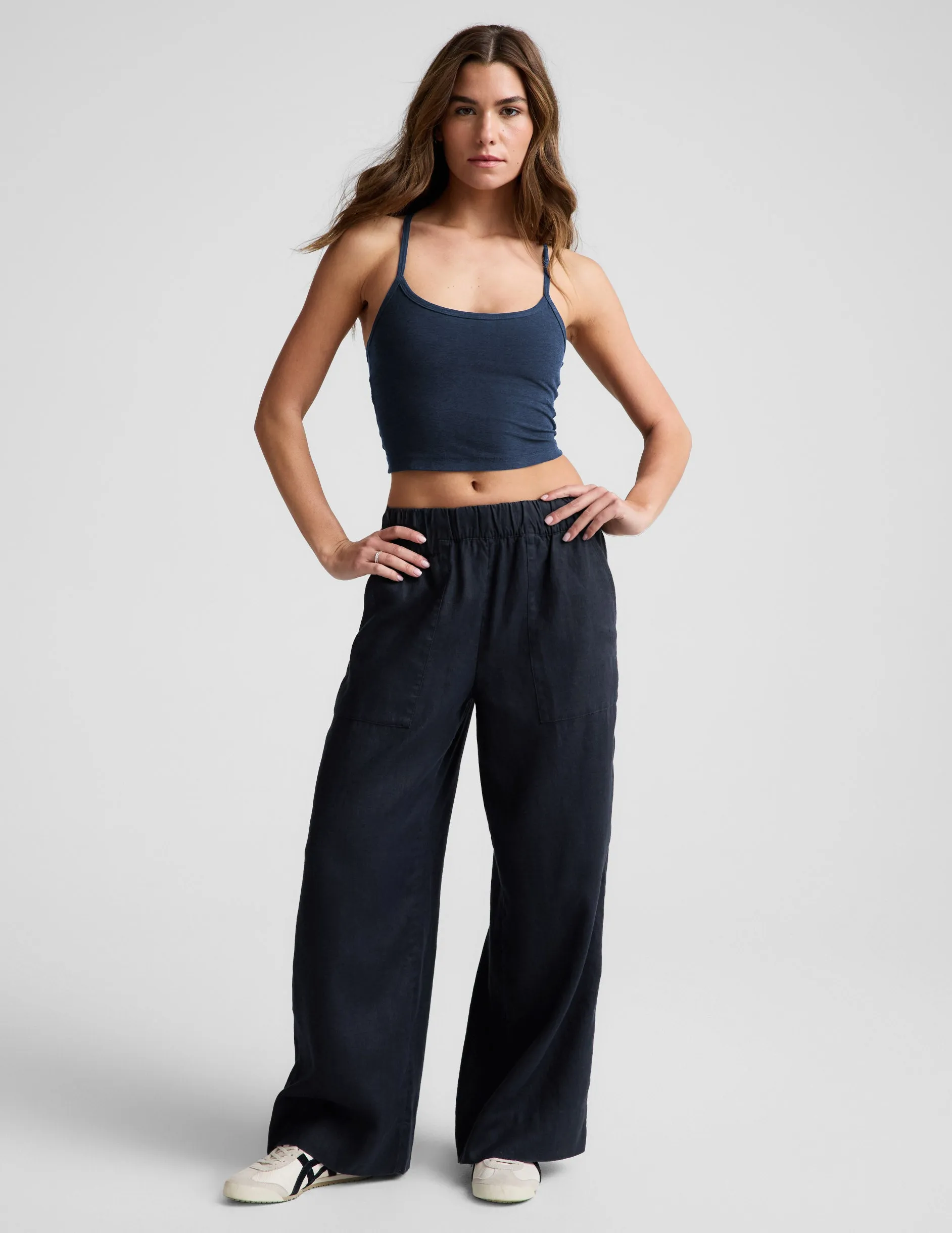SoftWash Linen Easy Wide Leg Pant 31" sold by Beyond Yoga product image thumbnail 3