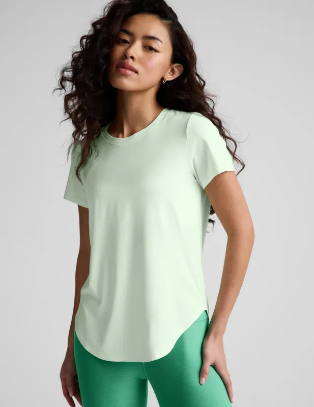 Featherweight On The Down Low Tee made by Beyond Yoga