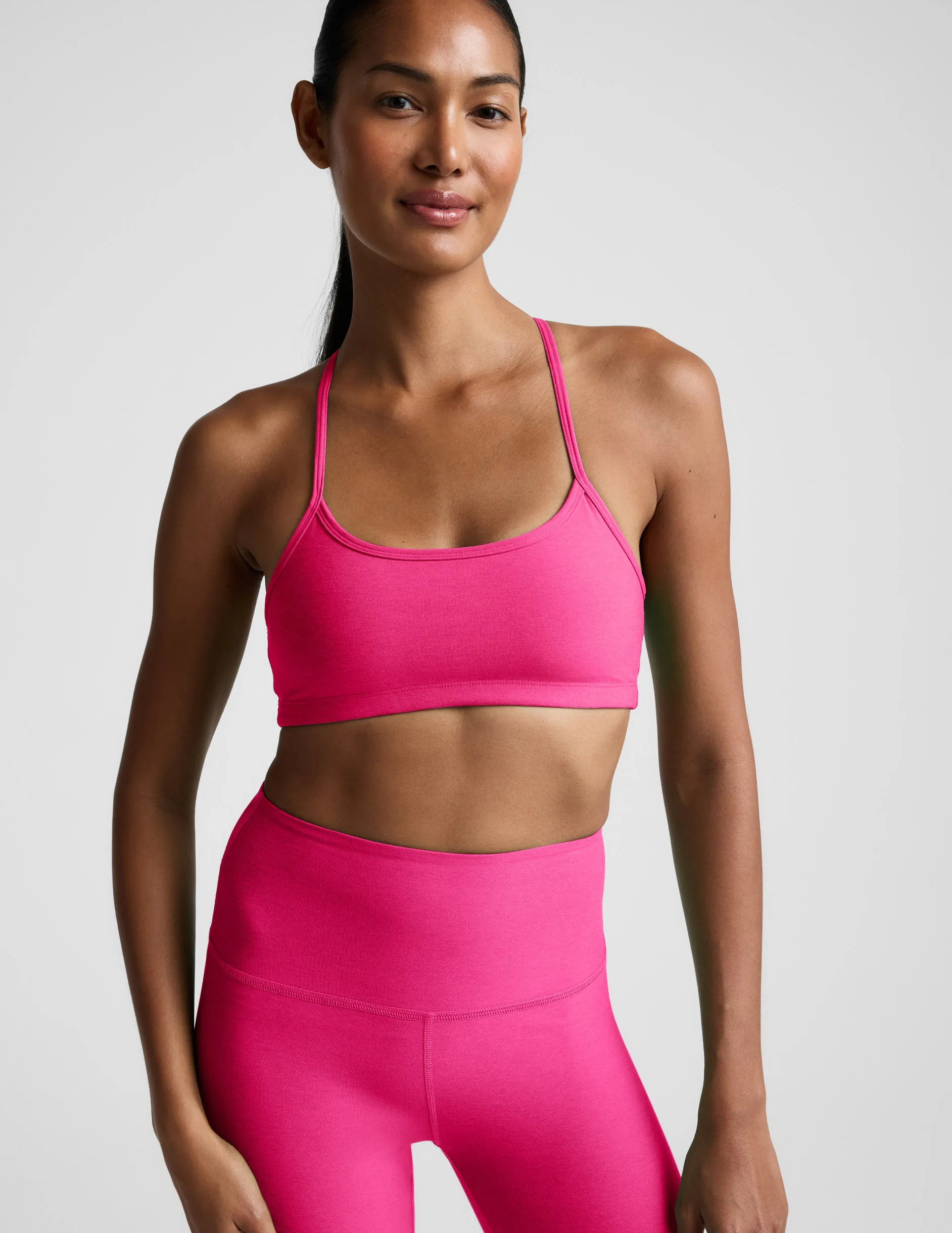 Spacedye™ Slim Racerback Bra sold by Beyond Yoga