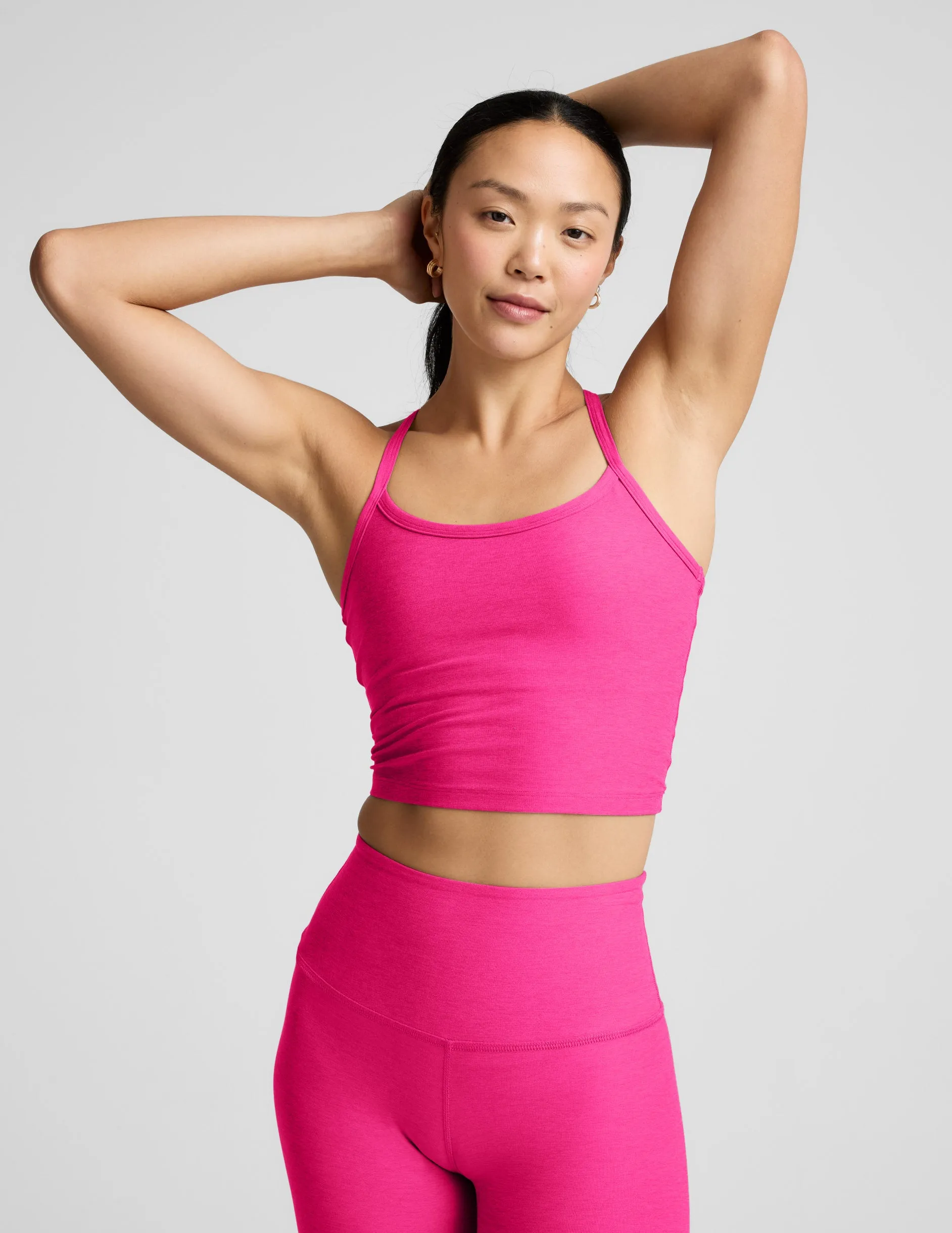 Spacedye Slim Racerback Cropped Tank sold by Beyond Yoga