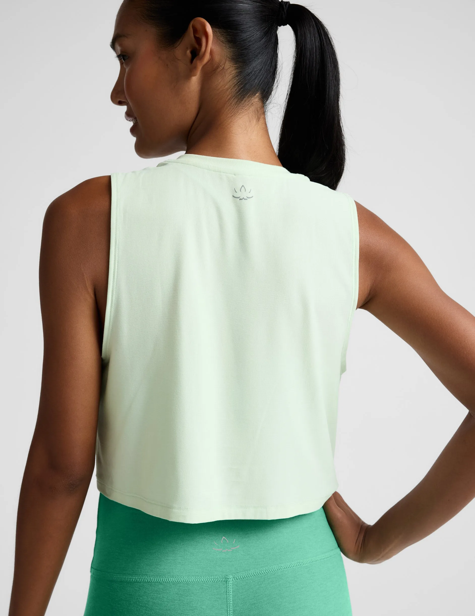 Featherweight Minimal Cropped Tank sold by Beyond Yoga product image thumbnail 3