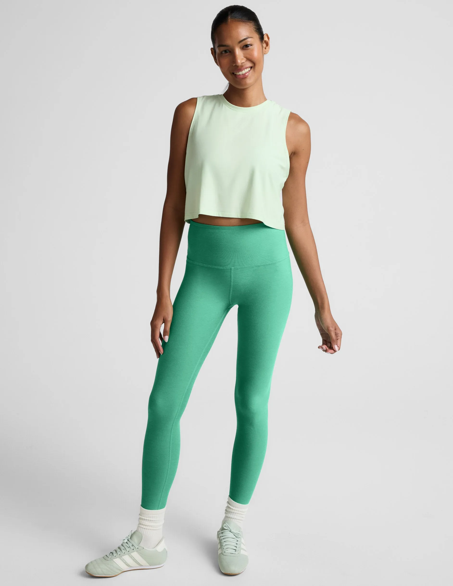 Featherweight Minimal Cropped Tank sold by Beyond Yoga product image thumbnail 4