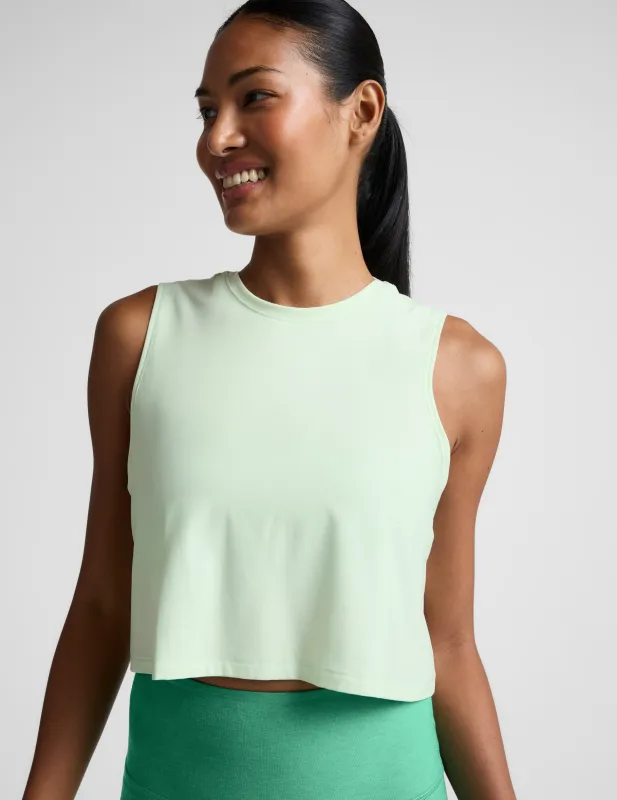 Featherweight Minimal Cropped Tank sold by Beyond Yoga