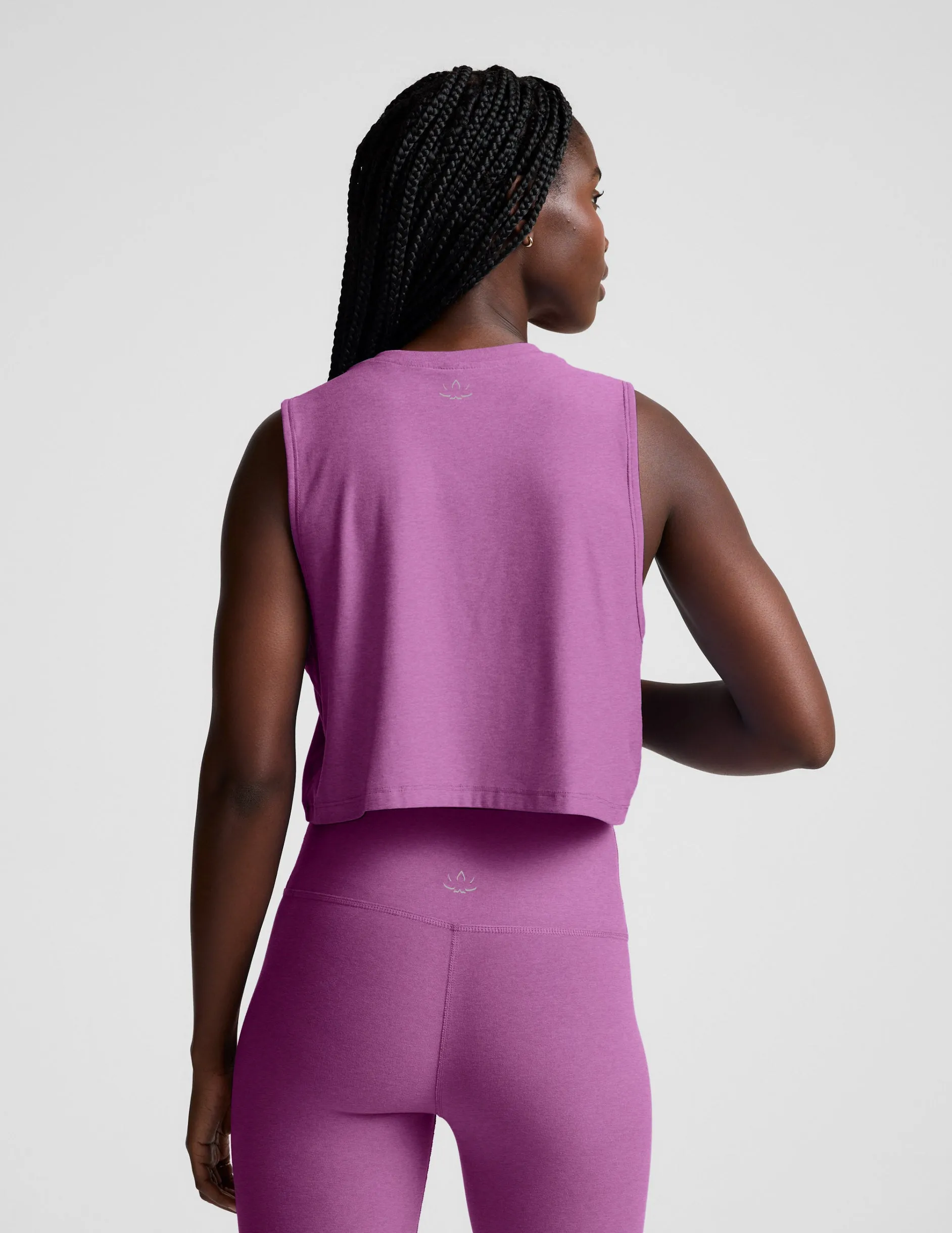 Featherweight Minimal Cropped Tank sold by Beyond Yoga product image thumbnail 3